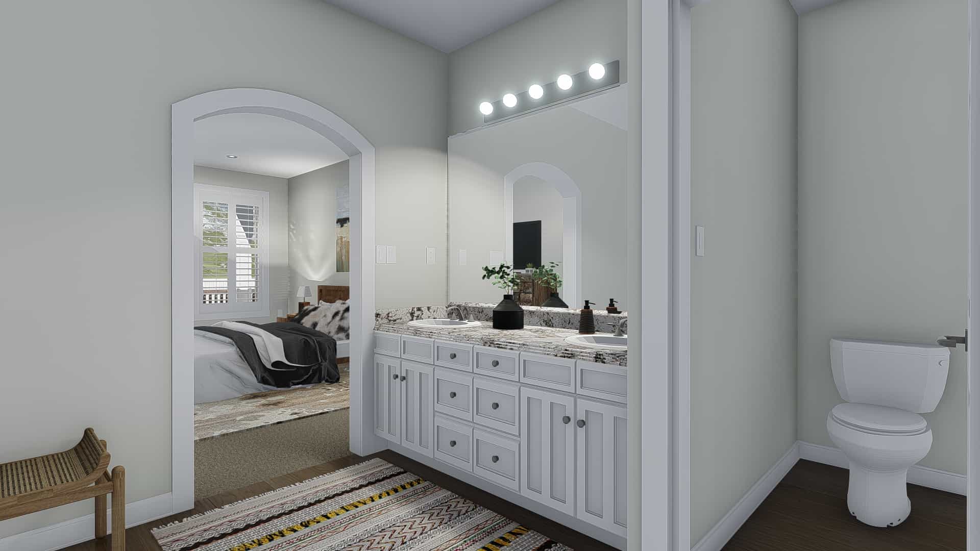 Master Bathroom of this 3-Bedroom, 2920 Sq Ft Plan - 187-1154