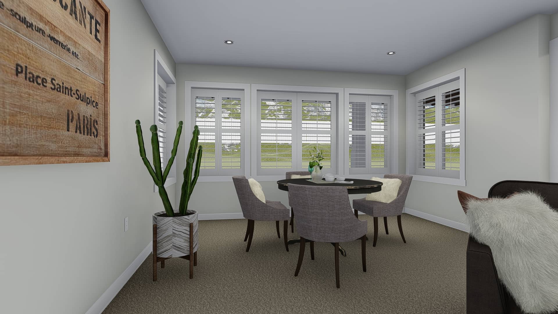 Dining Room of this 3-Bedroom, 2920 Sq Ft Plan - 187-1154