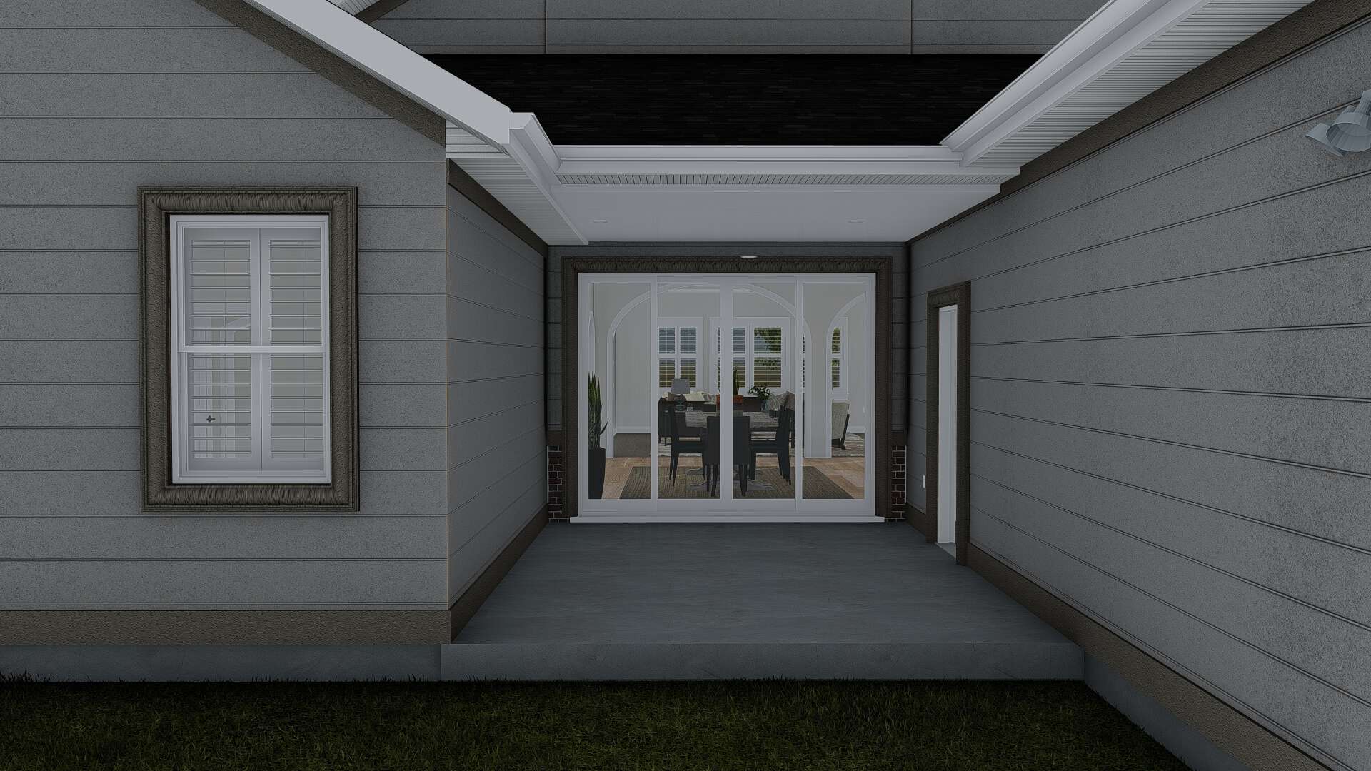 Porch of this 3-Bedroom, 2705 Sq Ft Plan - 187-1155