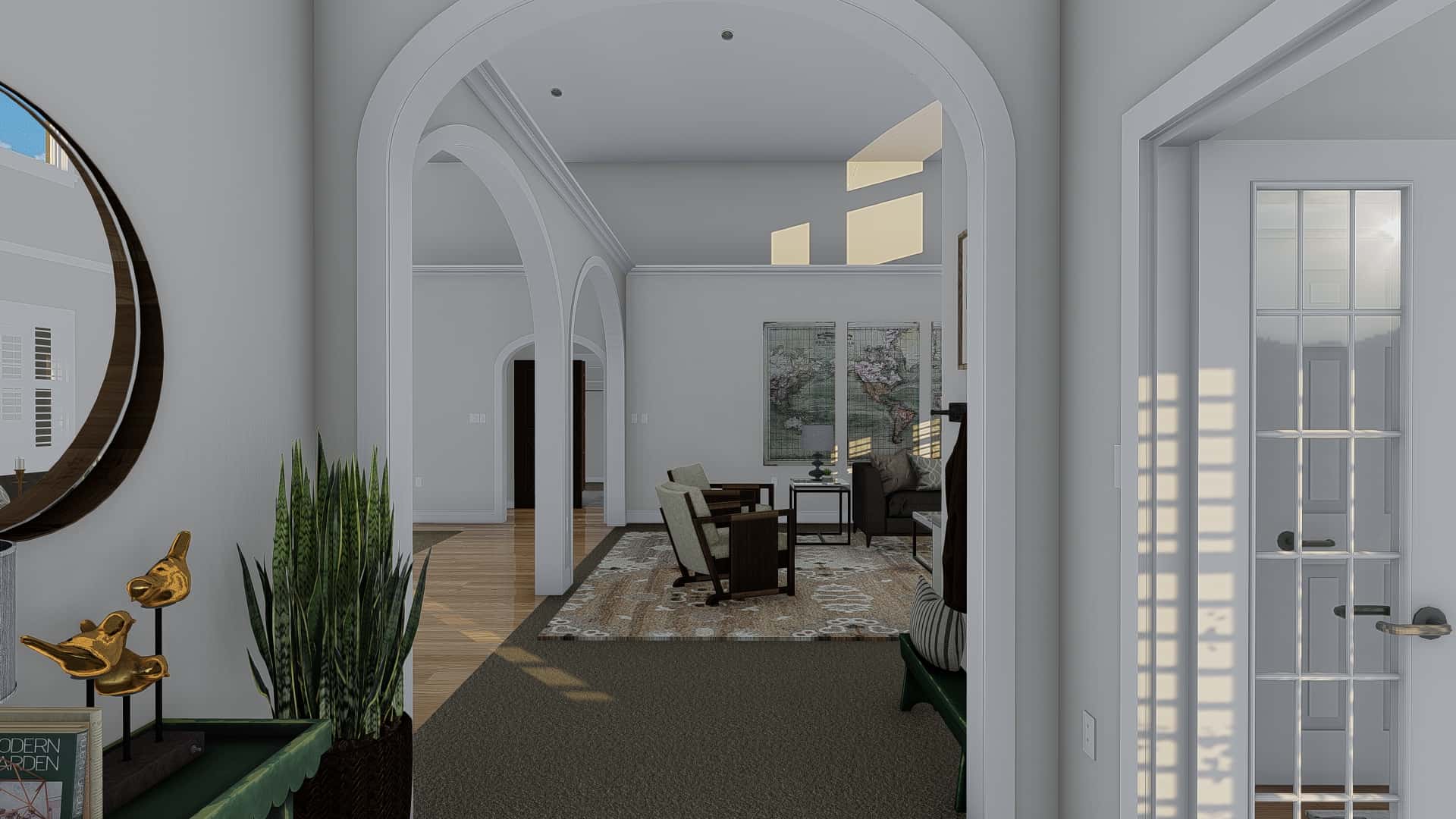 Hallway of this 3-Bedroom, 2705 Sq Ft Plan - 187-1155