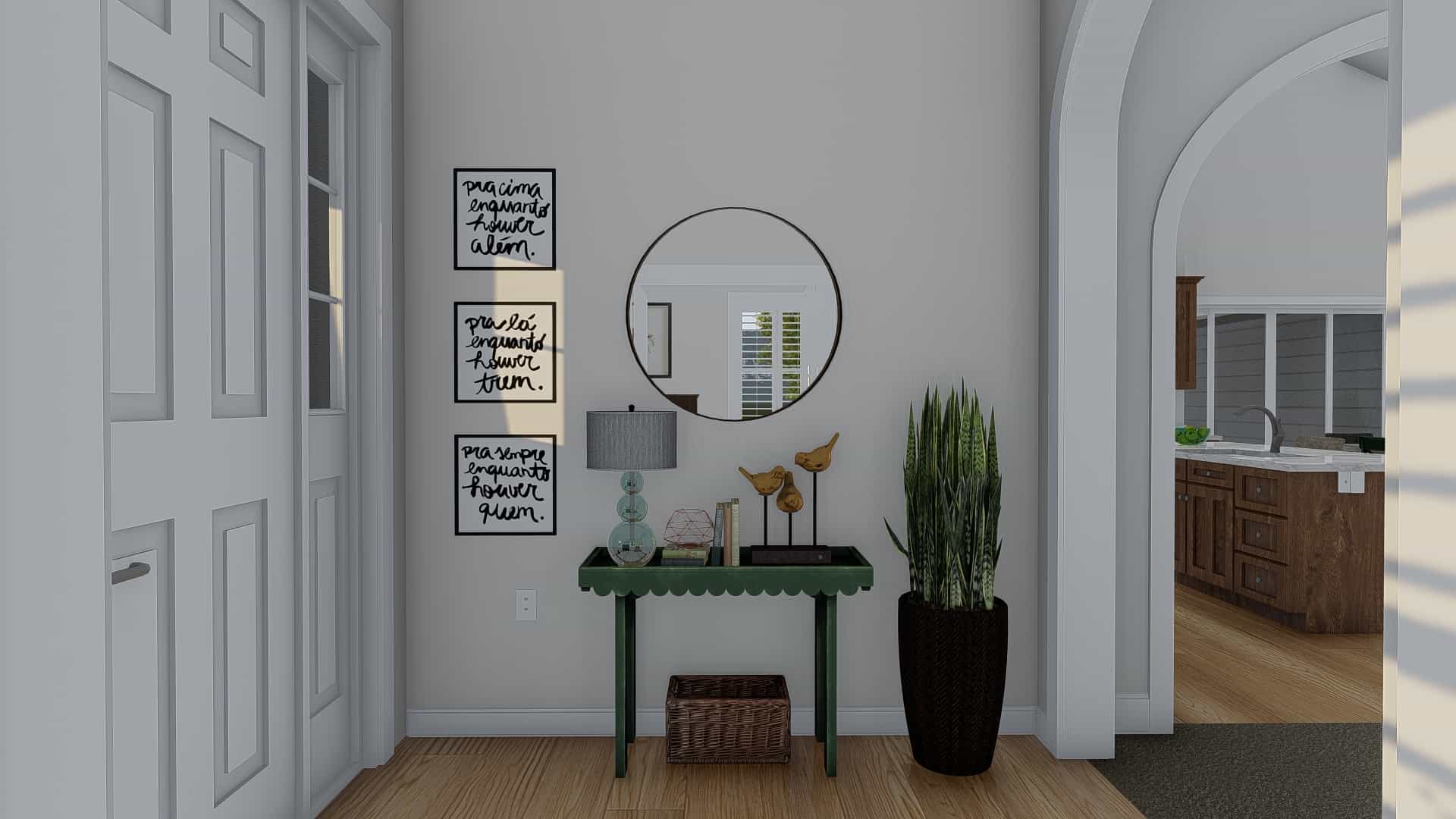 Entry Hall of this 3-Bedroom, 2705 Sq Ft Plan - 187-1155