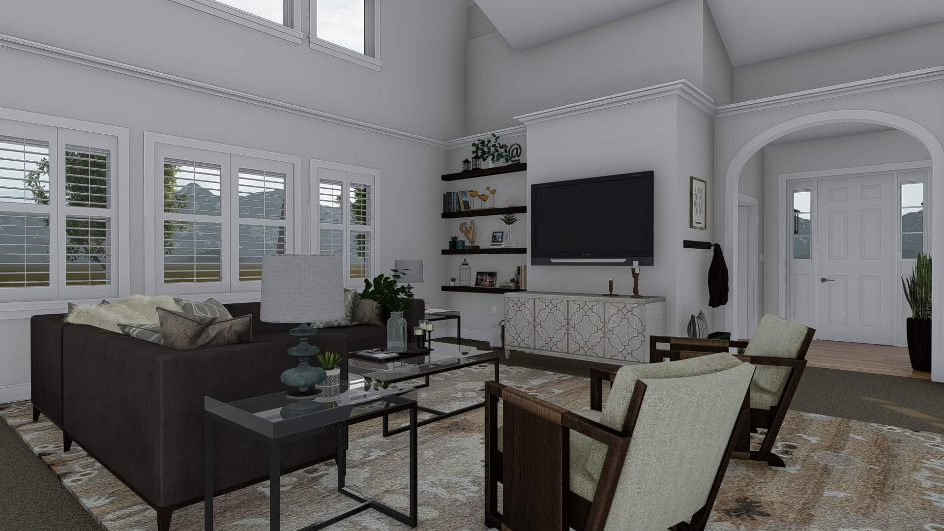Great Room of this 3-Bedroom, 2705 Sq Ft Plan - 187-1155