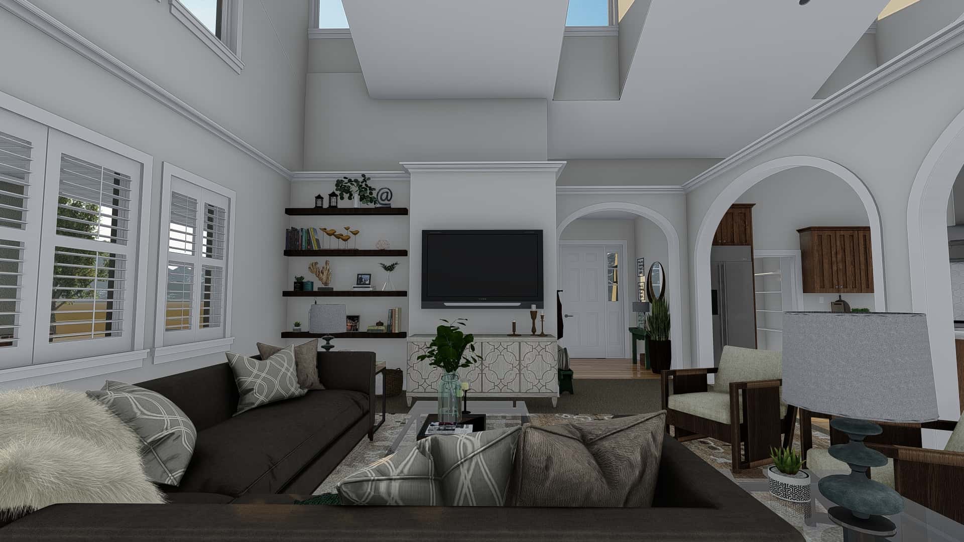 Great Room of this 3-Bedroom, 2705 Sq Ft Plan - 187-1155