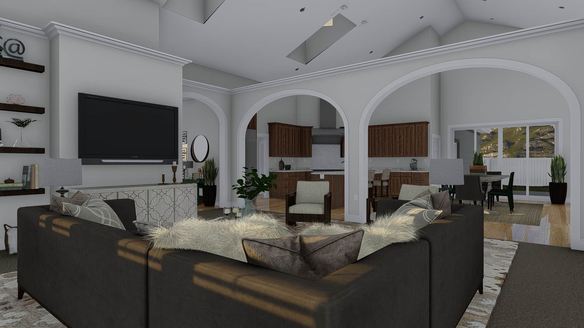 Great Room of this 3-Bedroom, 2705 Sq Ft Plan - 187-1155