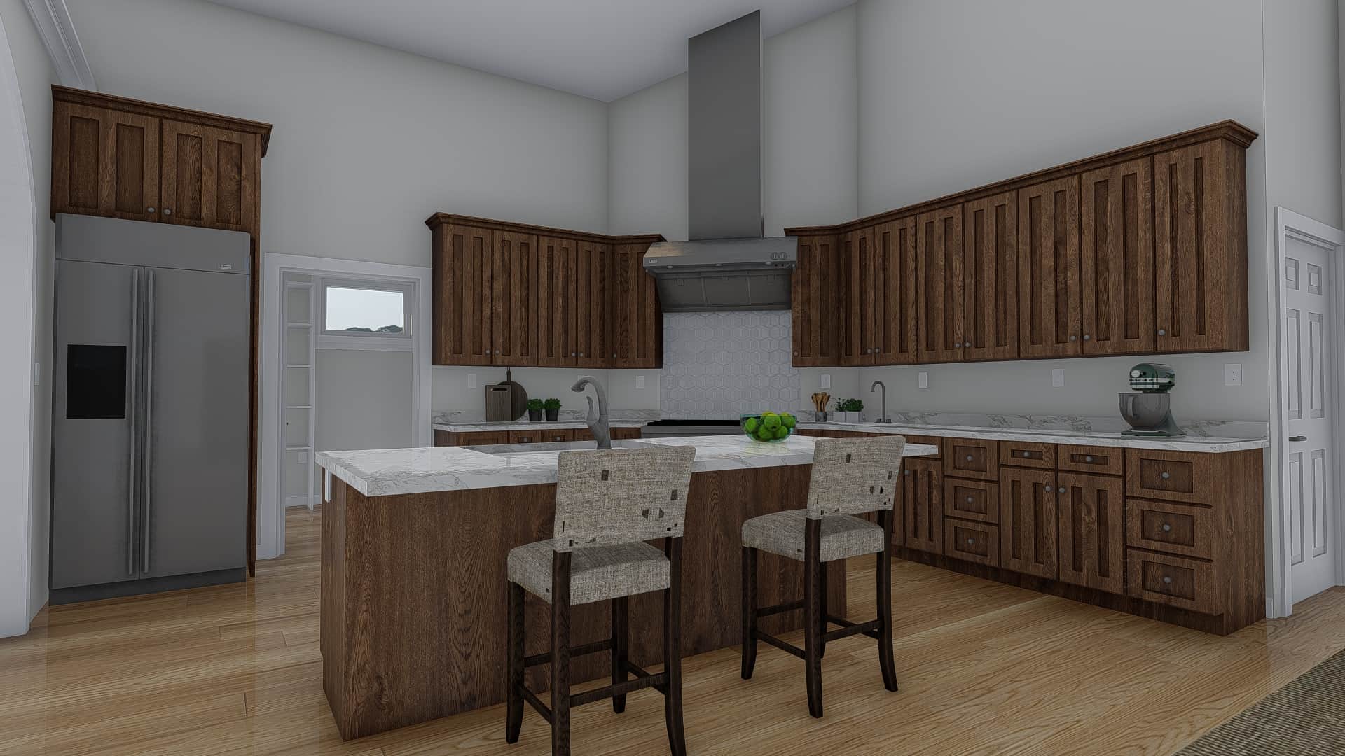 Kitchen of this 3-Bedroom, 2705 Sq Ft Plan - 187-1155