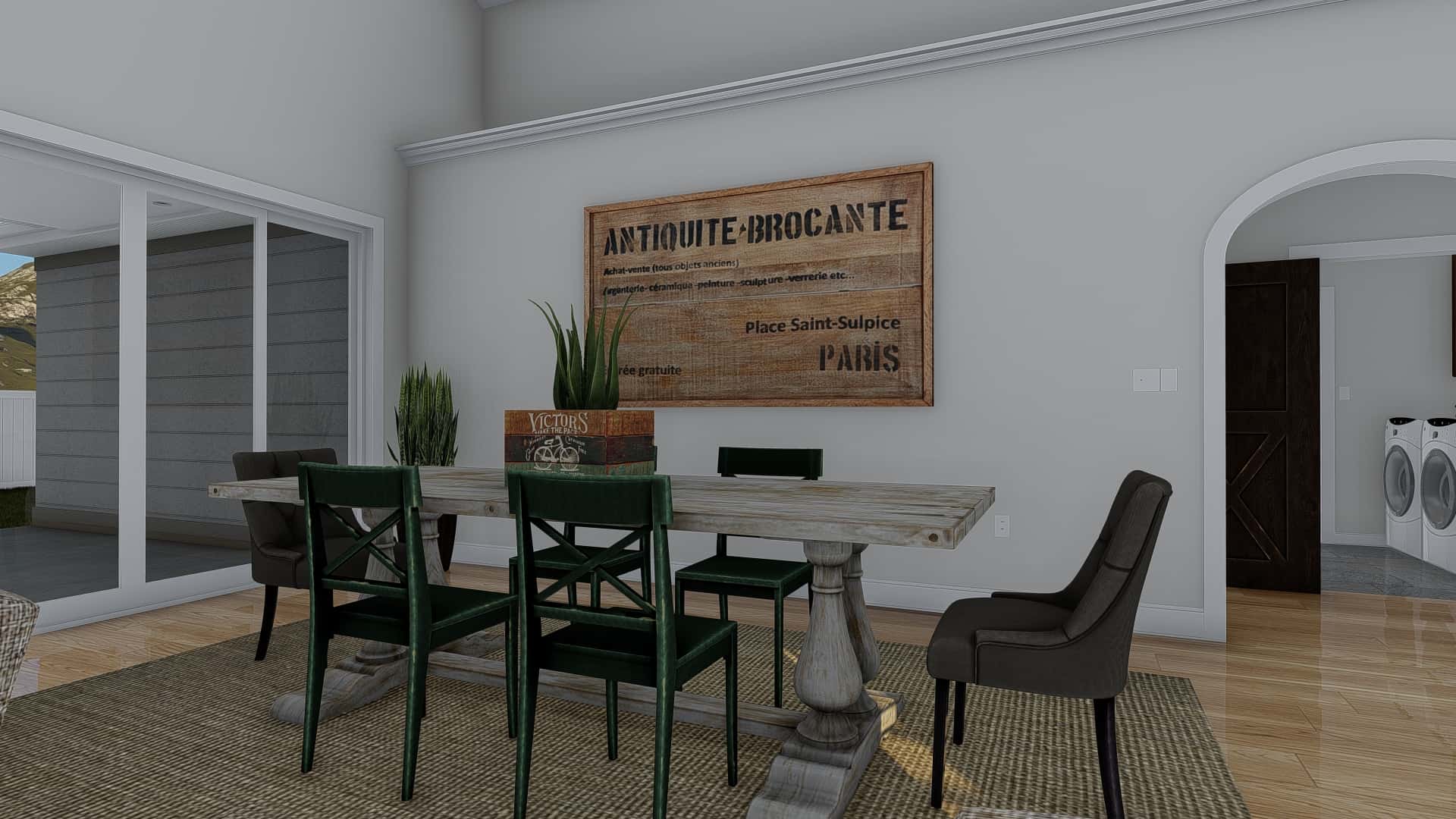 Dining Room of this 3-Bedroom, 2705 Sq Ft Plan - 187-1155