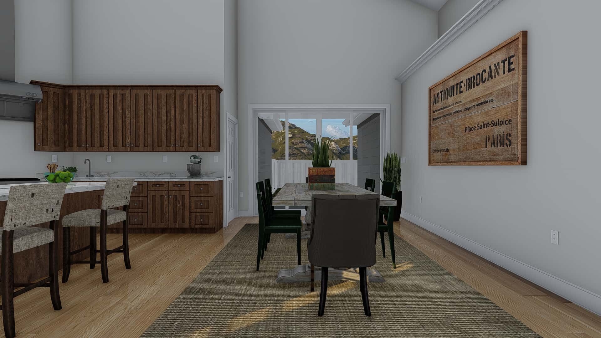 Dining Room of this 3-Bedroom, 2705 Sq Ft Plan - 187-1155