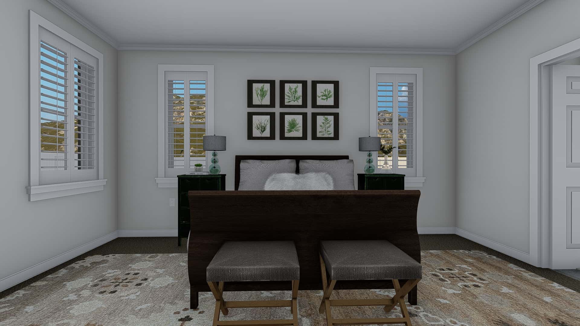 Bedroom of this 3-Bedroom, 2705 Sq Ft Plan - 187-1155