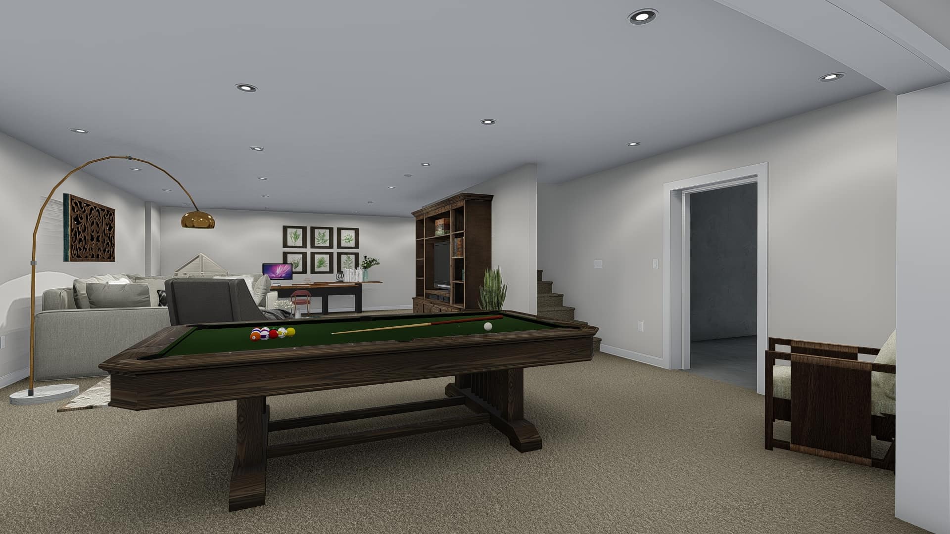 Playroom of this 3-Bedroom, 2705 Sq Ft Plan - 187-1155