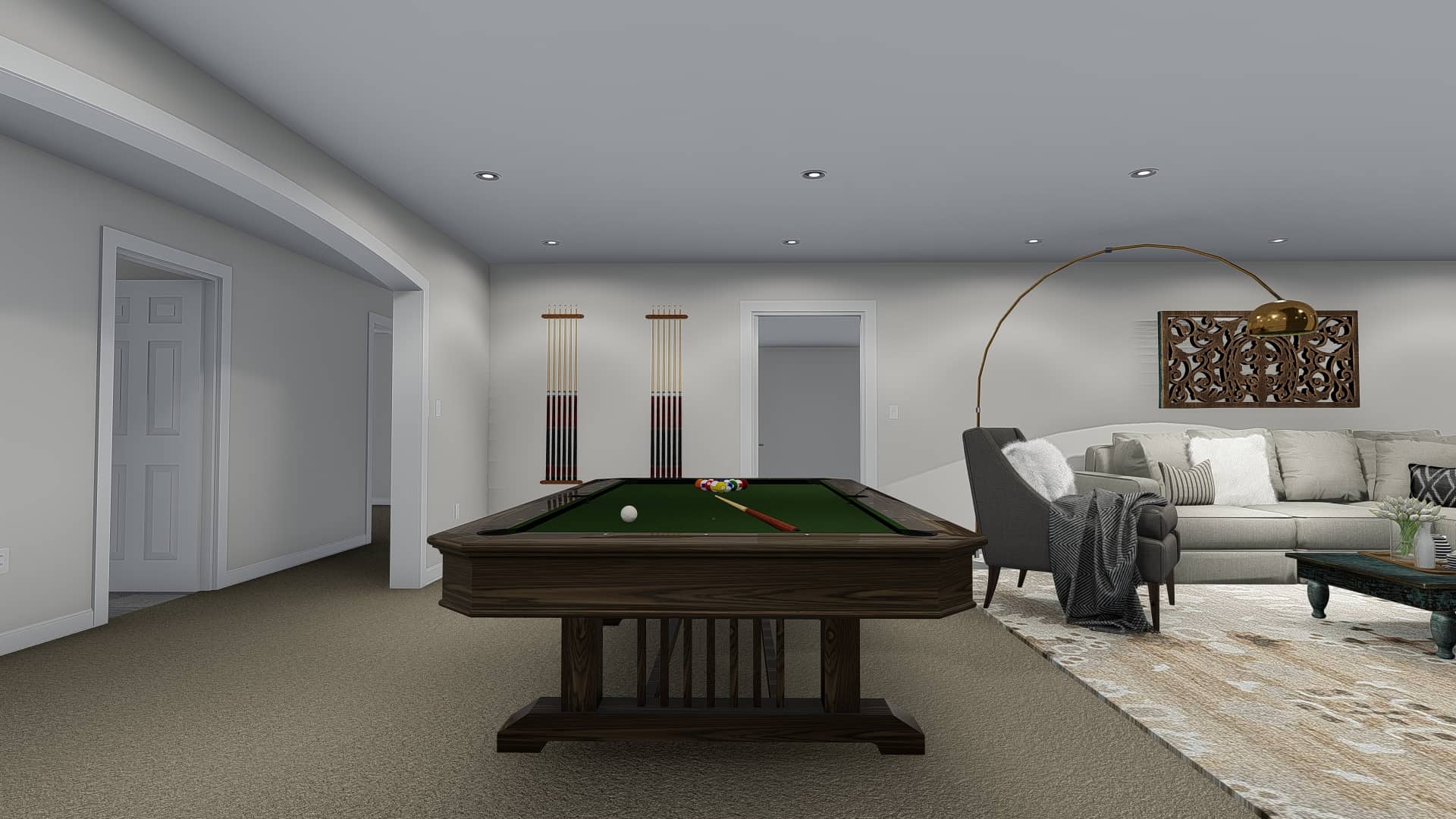 Playroom of this 3-Bedroom, 2705 Sq Ft Plan - 187-1155