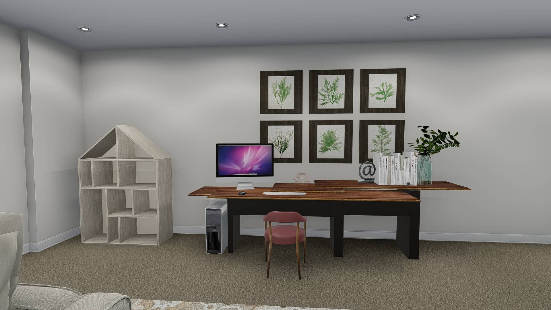 Home Office of this 3-Bedroom, 2705 Sq Ft Plan - 187-1155