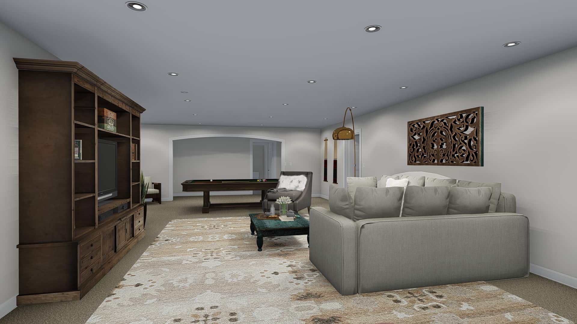 Family Room of this 3-Bedroom, 2705 Sq Ft Plan - 187-1155