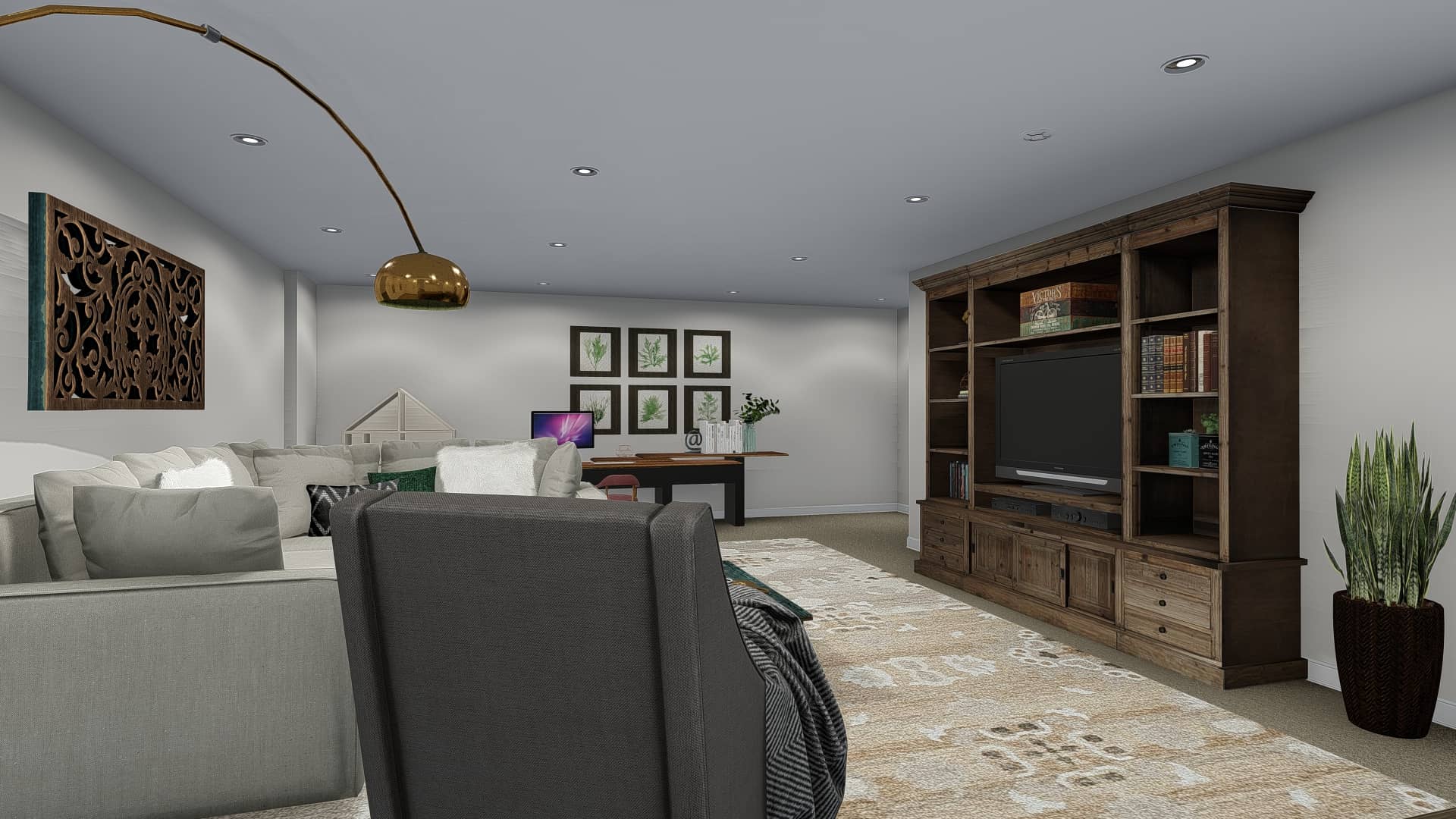 Family Room of this 3-Bedroom, 2705 Sq Ft Plan - 187-1155