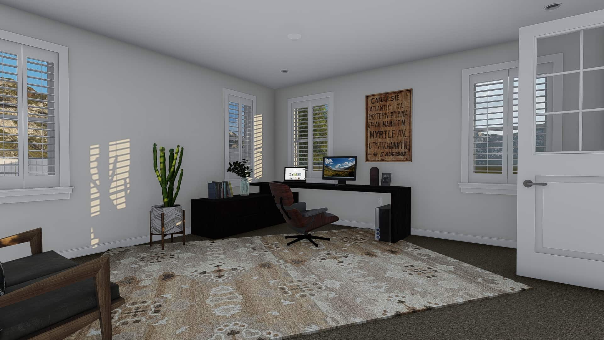 Home Office of this 3-Bedroom, 2705 Sq Ft Plan - 187-1155
