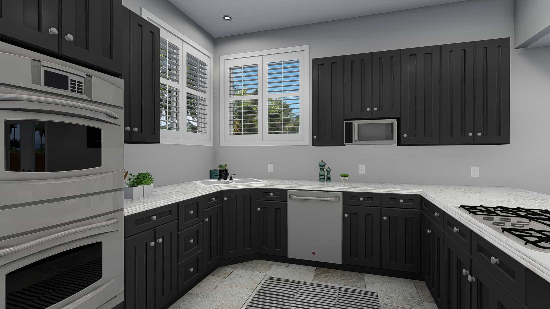 Kitchen of this 3-Bedroom, 2026 Sq Ft Plan - 187-1156