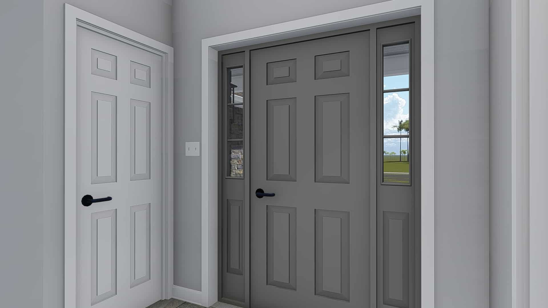 Entry Hall: Foyer of this 3-Bedroom, 2026 Sq Ft Plan - 187-1156