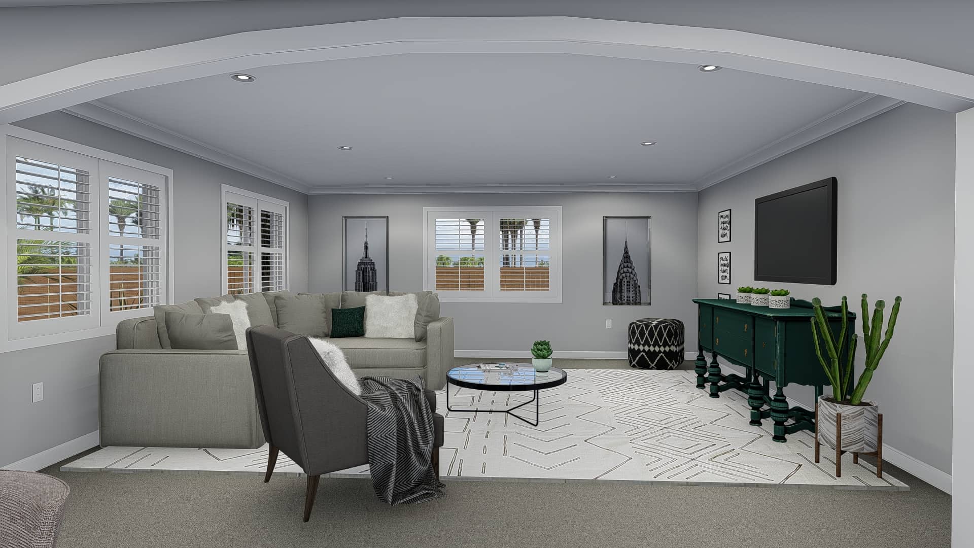 Family Room of this 3-Bedroom, 2026 Sq Ft Plan - 187-1156
