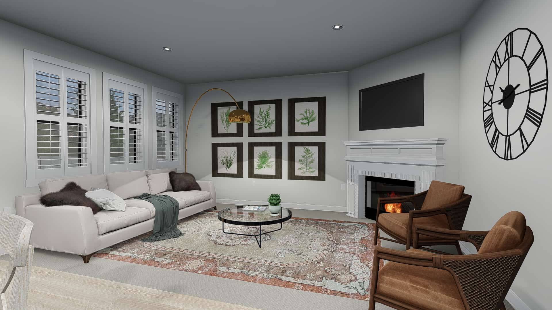 Family Room of this 4-Bedroom, 2898 Sq Ft Plan - 187-1157