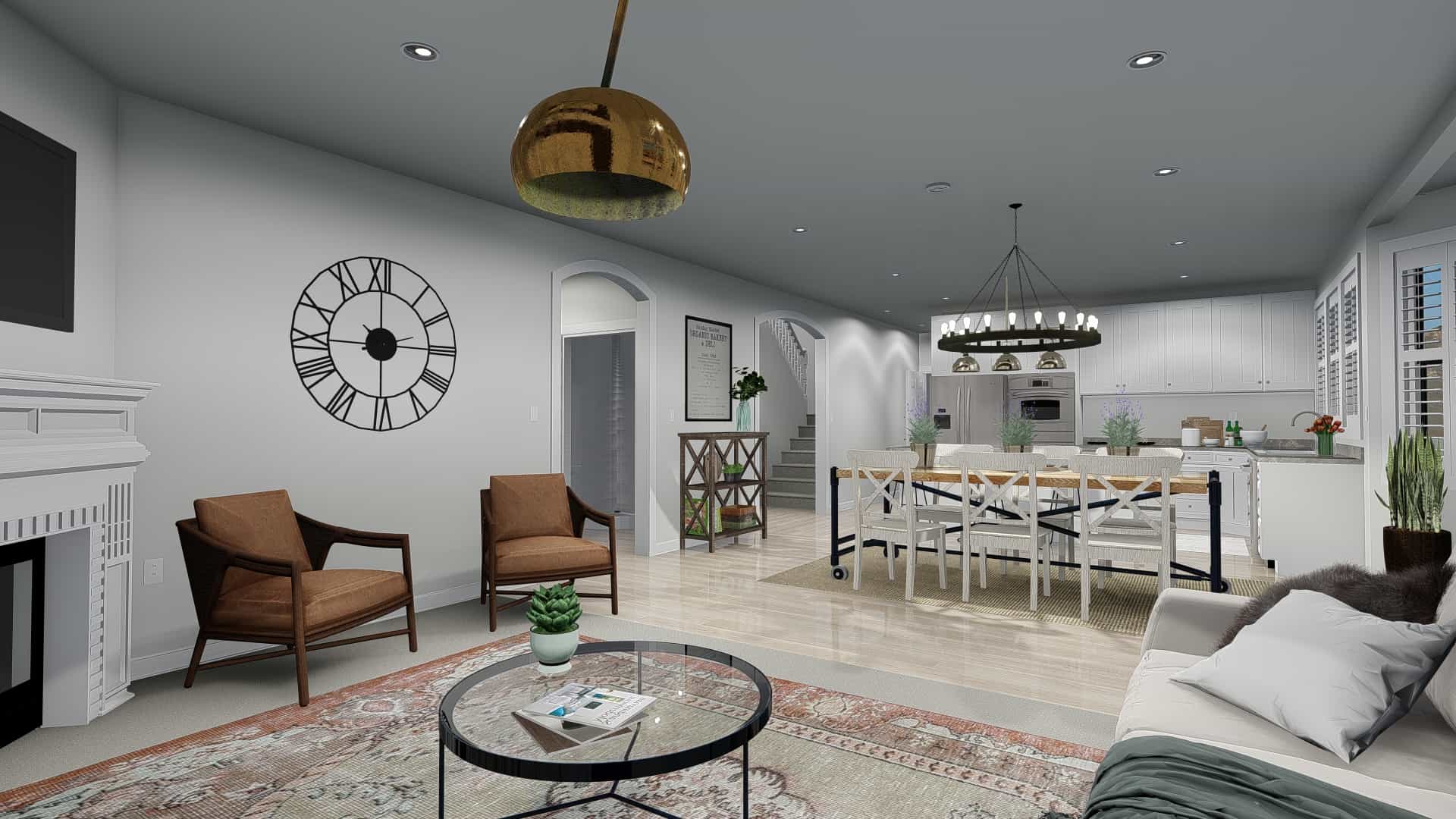 Family Room of this 4-Bedroom, 2898 Sq Ft Plan - 187-1157