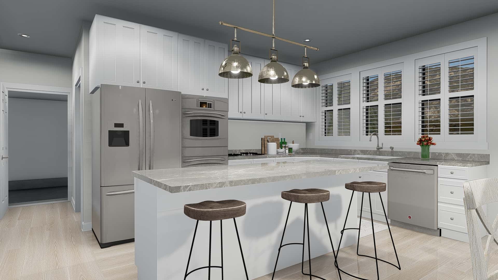 Kitchen of this 4-Bedroom, 2898 Sq Ft Plan - 187-1157