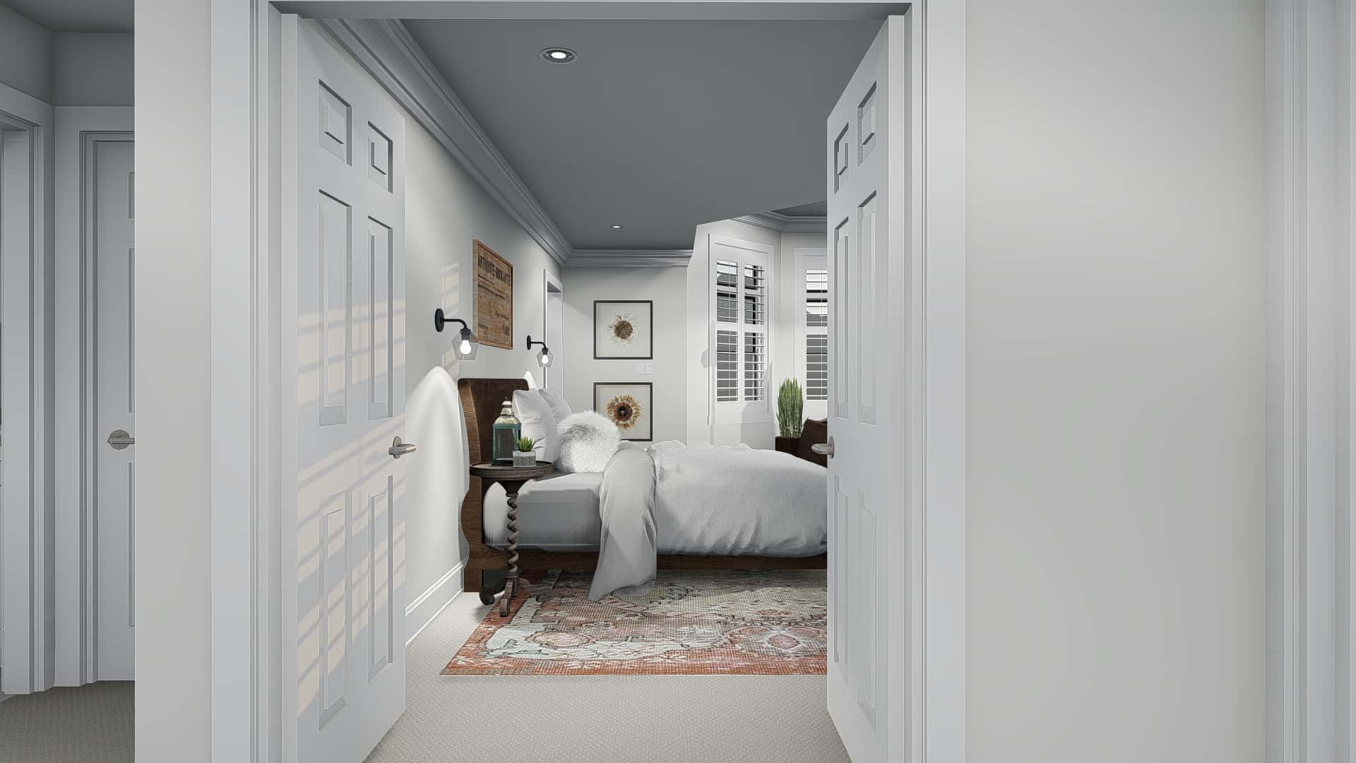 Master Bedroom of this 4-Bedroom, 2898 Sq Ft Plan - 187-1157