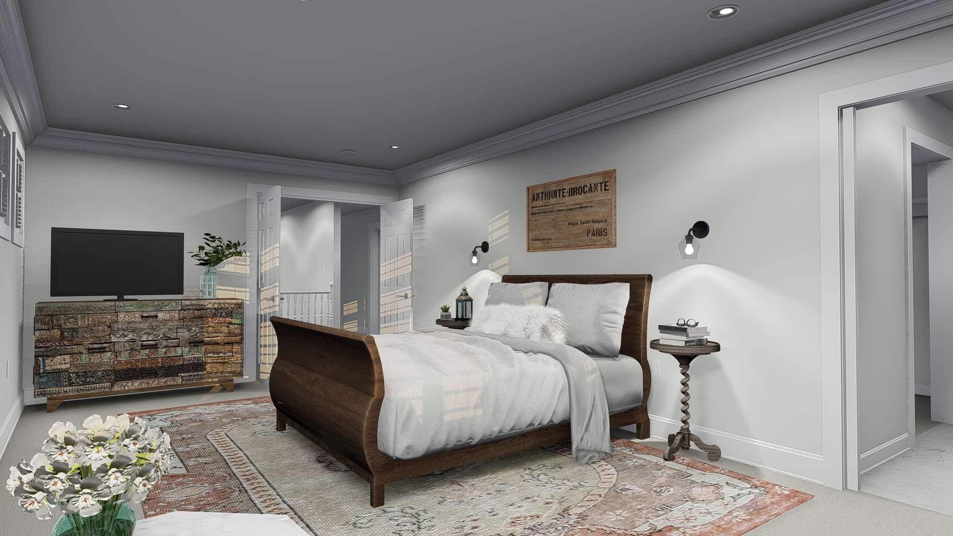 Master Bedroom of this 4-Bedroom, 2898 Sq Ft Plan - 187-1157
