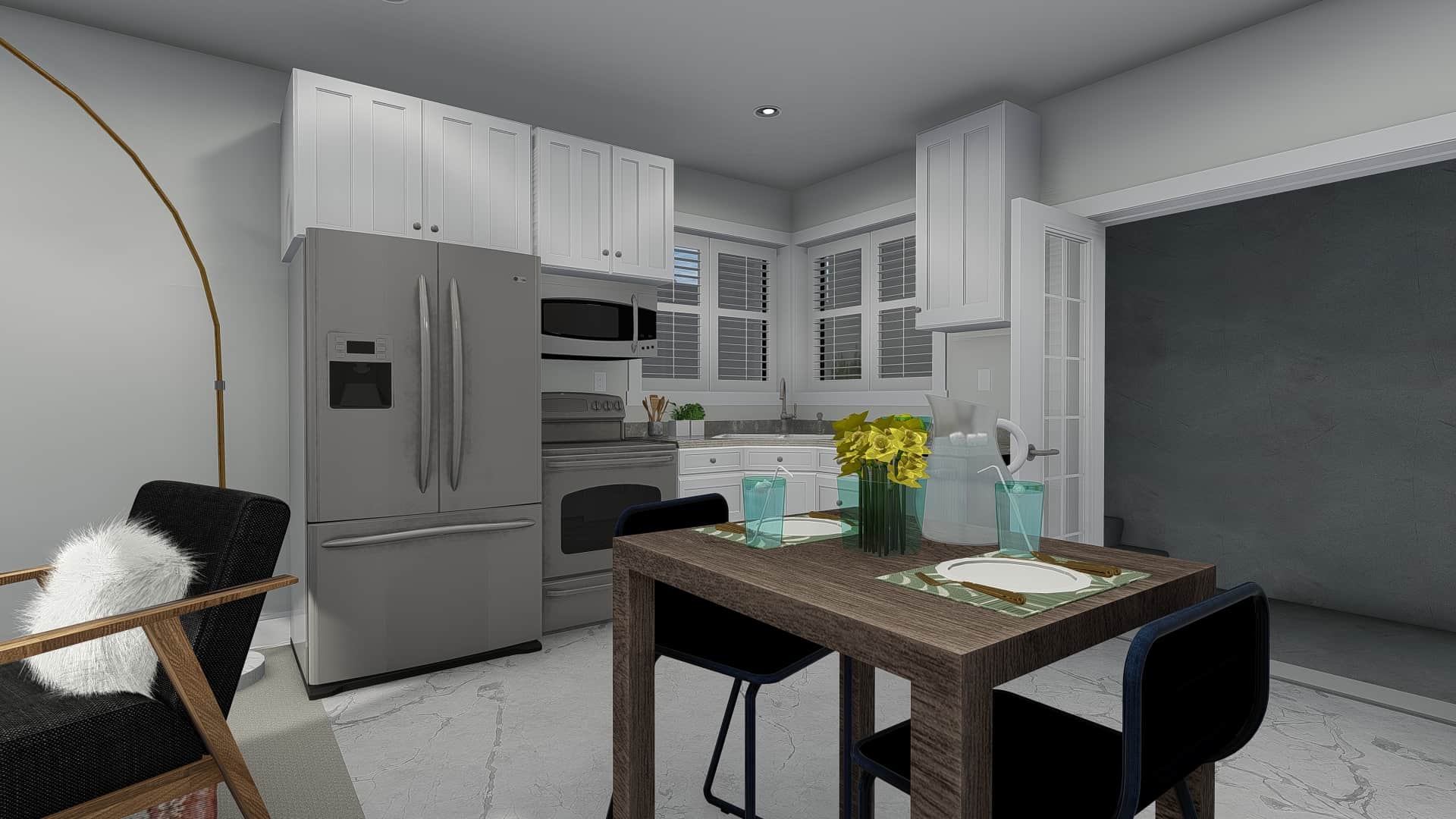 Kitchen of this 4-Bedroom, 2898 Sq Ft Plan - 187-1157