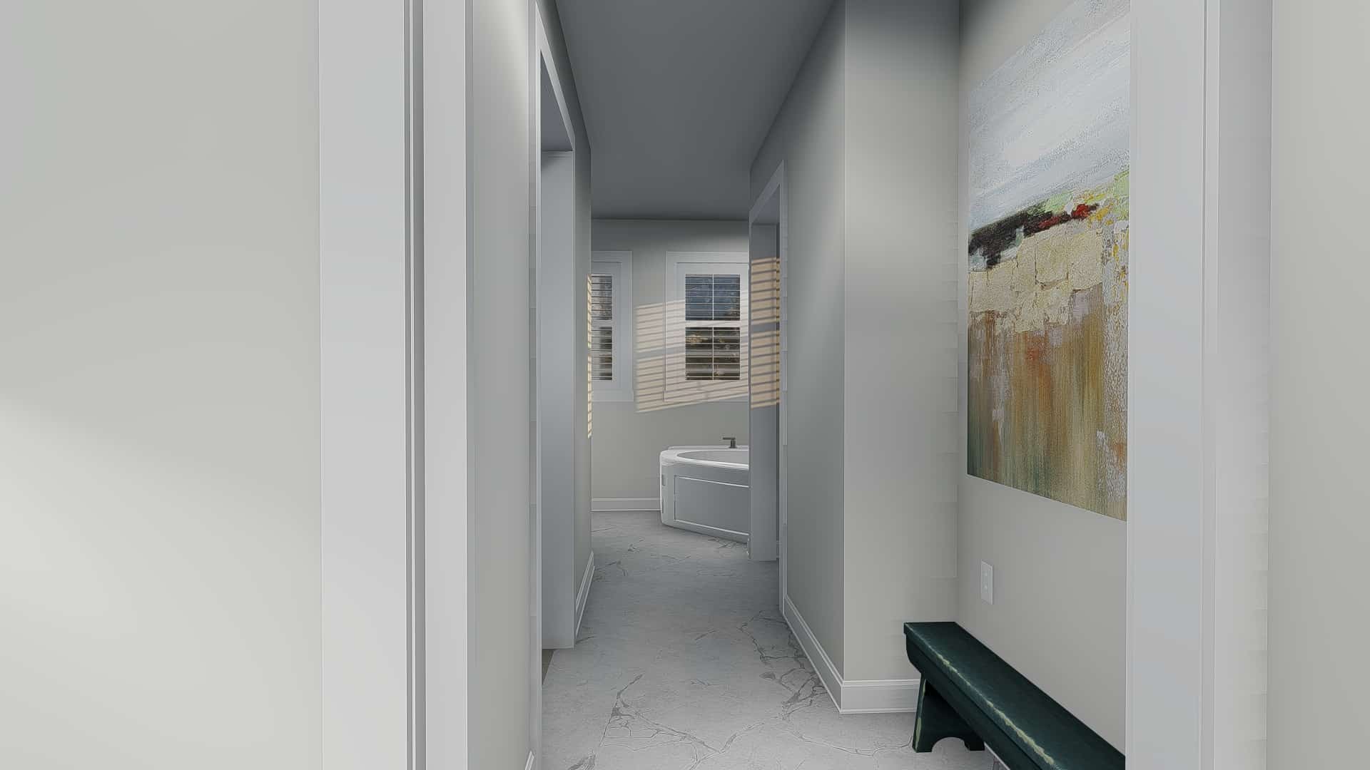 Master Bathroom of this 4-Bedroom, 2898 Sq Ft Plan - 187-1157