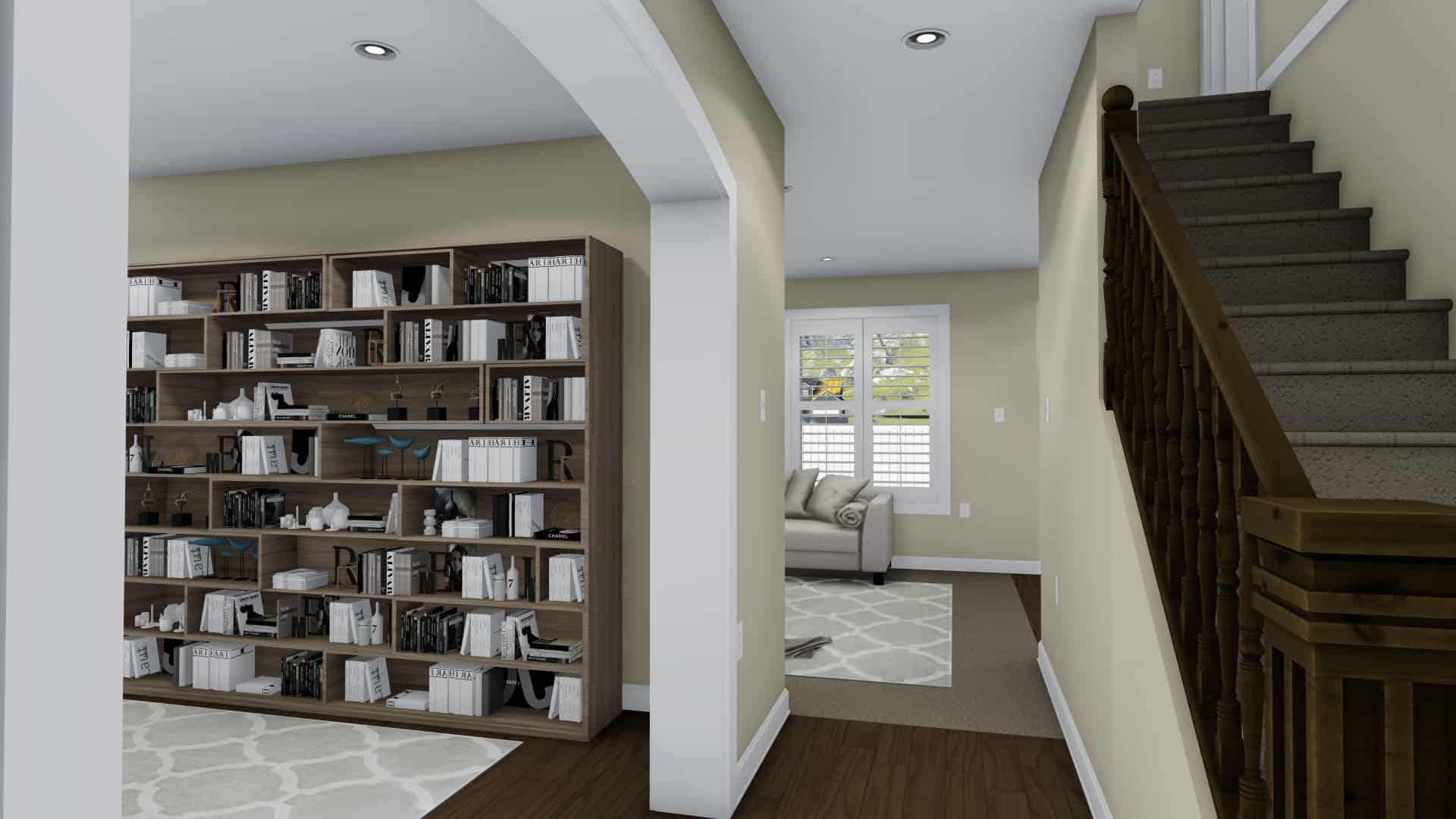Entry Hall: Foyer of this 3-Bedroom,1621 Sq Ft Plan -1621