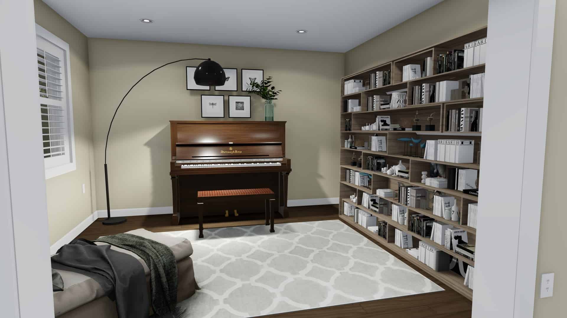 Living Room of this 3-Bedroom,1621 Sq Ft Plan -1621