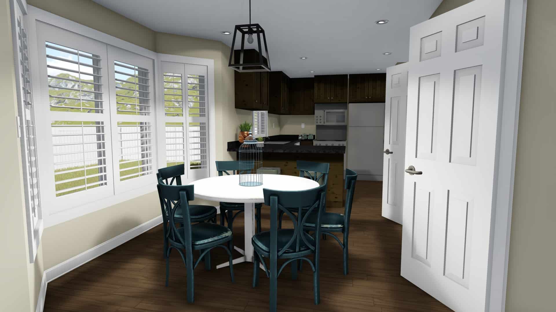 Kitchen: Breakfast Nook of this 3-Bedroom,1621 Sq Ft Plan -1621