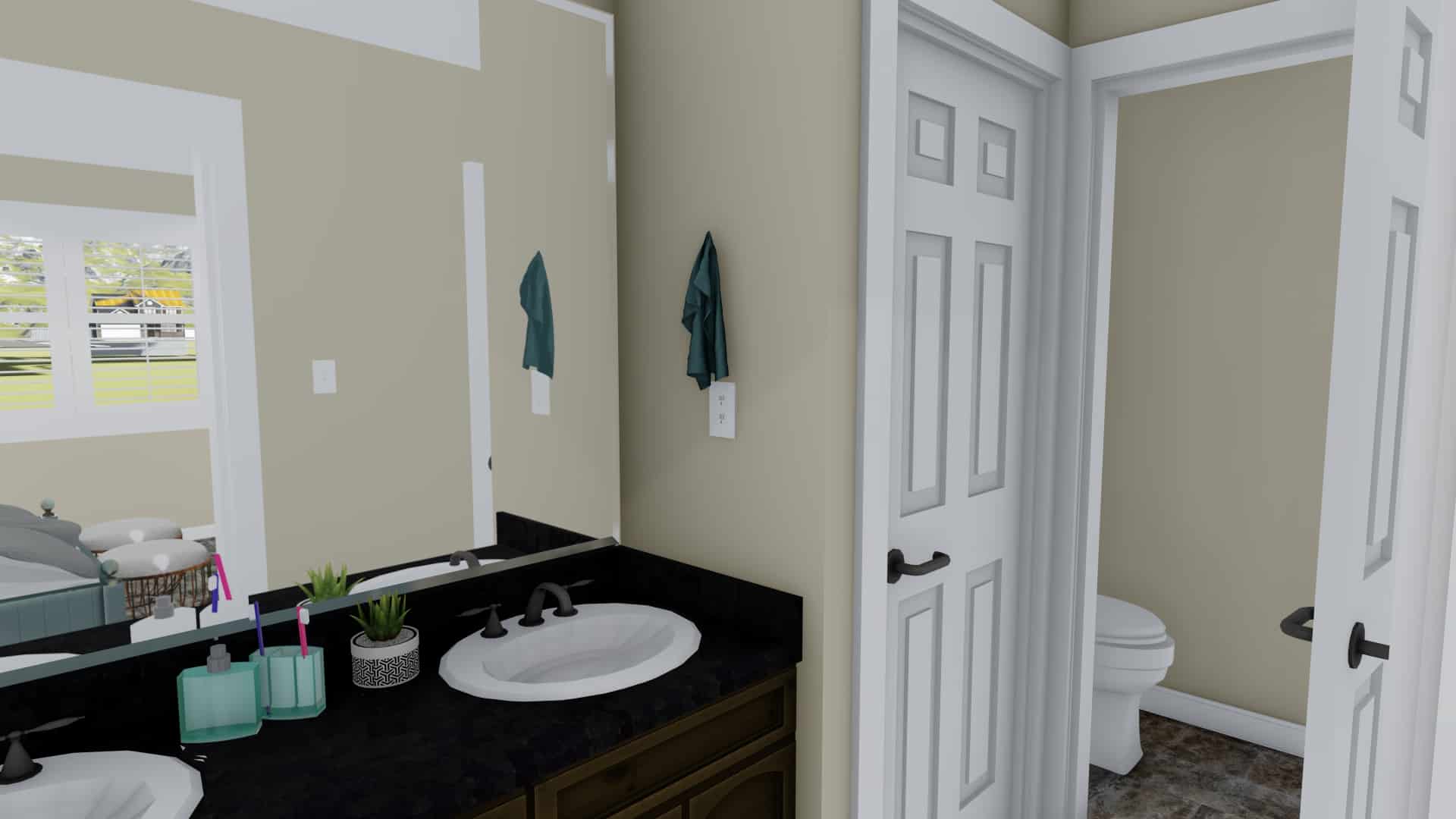 Master Bathroom of this 3-Bedroom,1621 Sq Ft Plan -1621