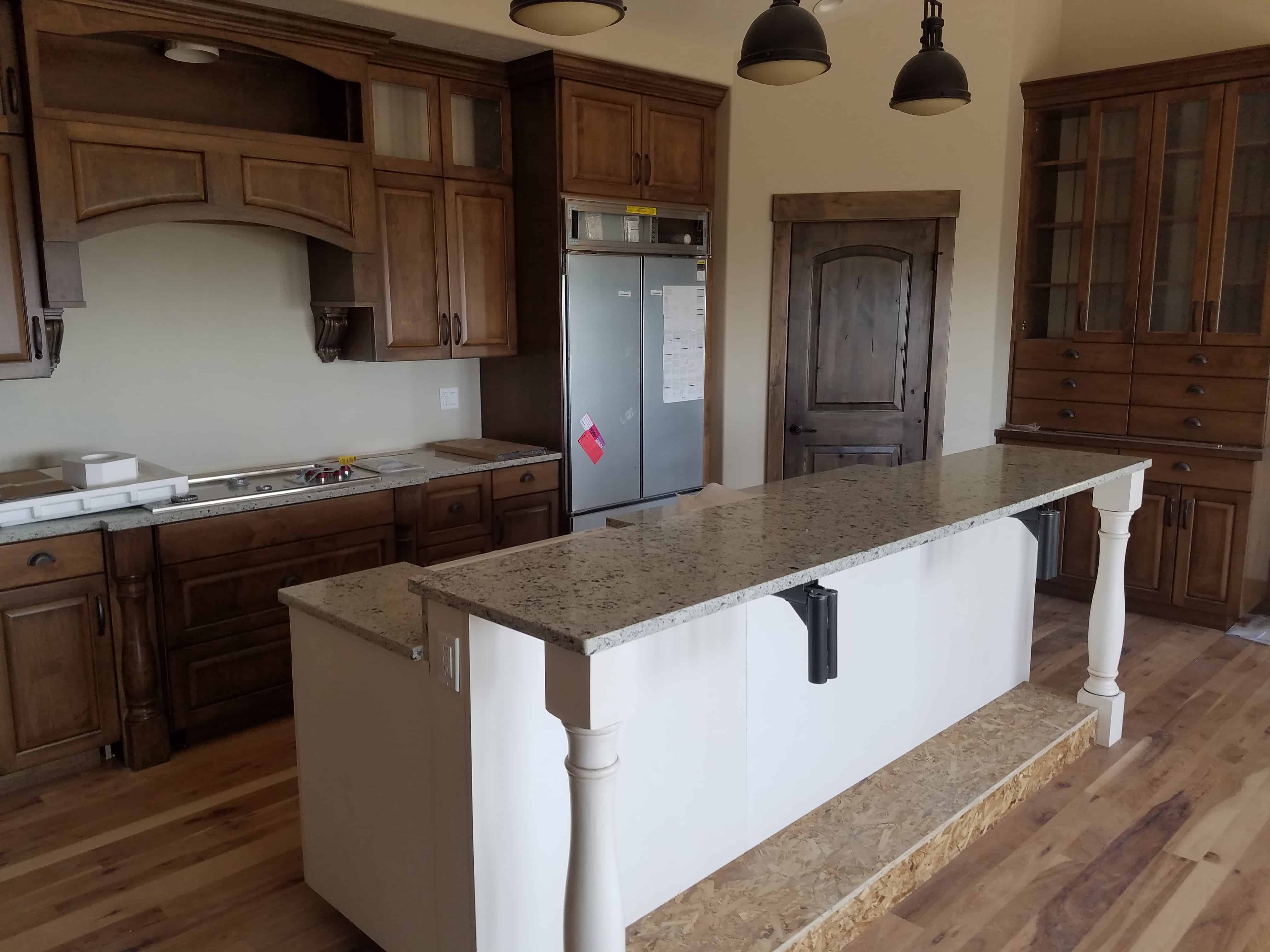 Kitchen: Breakfast Bar of this 1-Bedroom,2428 Sq Ft Plan -187-1159