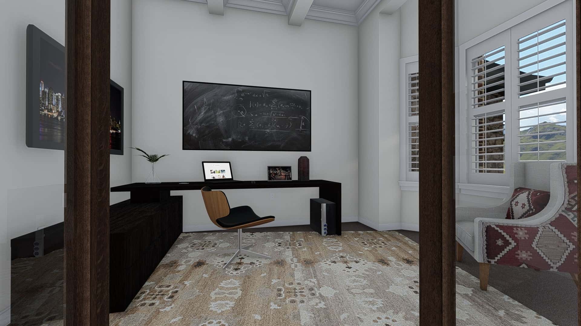 Living Room of this 1-Bedroom, 2428 Sq Ft Plan - 187-1159