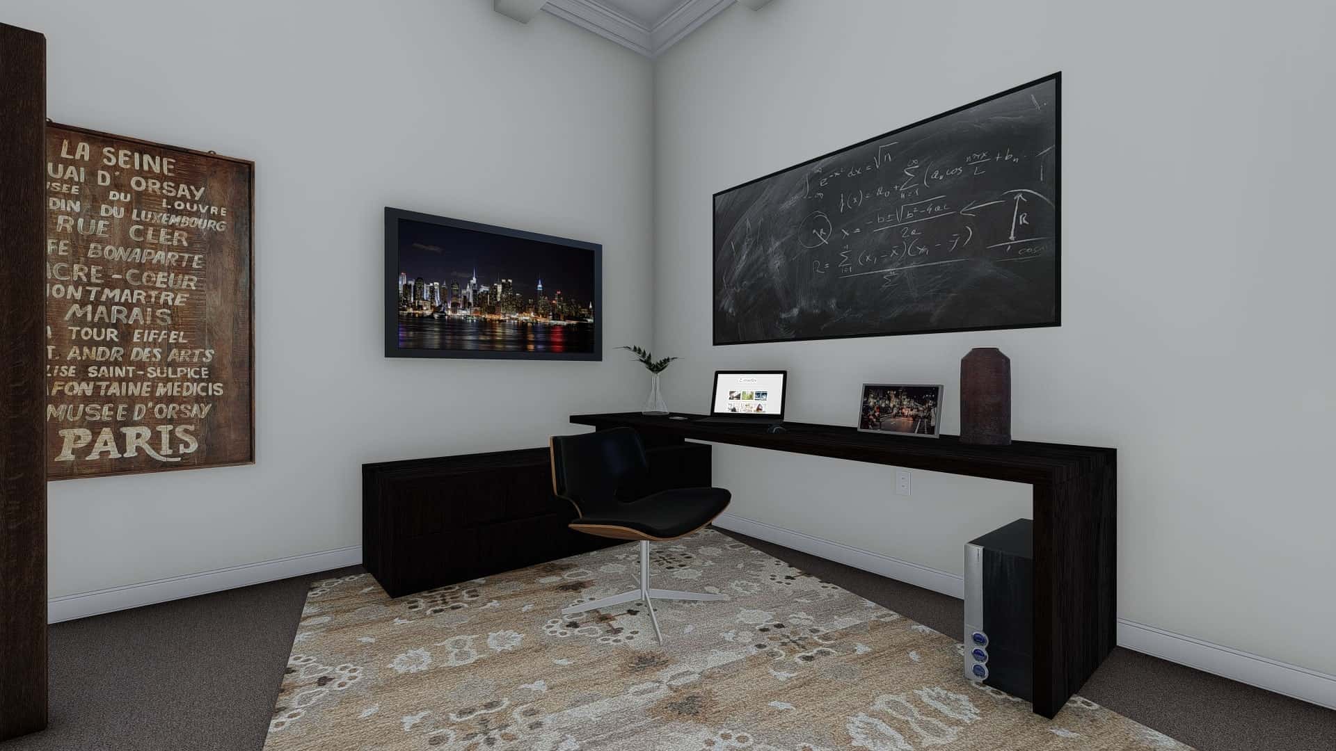 Living Room of this 1-Bedroom, 2428 Sq Ft Plan - 187-1159