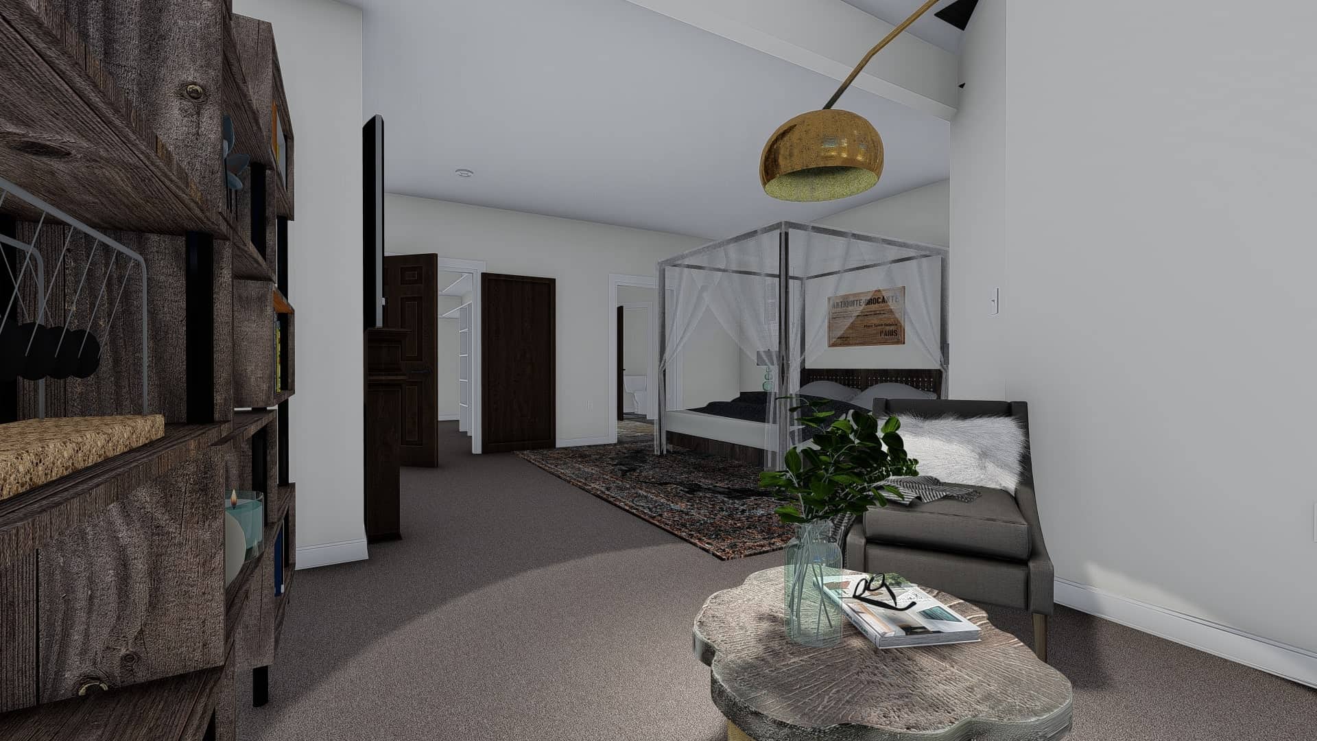 Master Bedroom of this 1-Bedroom, 2428 Sq Ft Plan - 187-1159