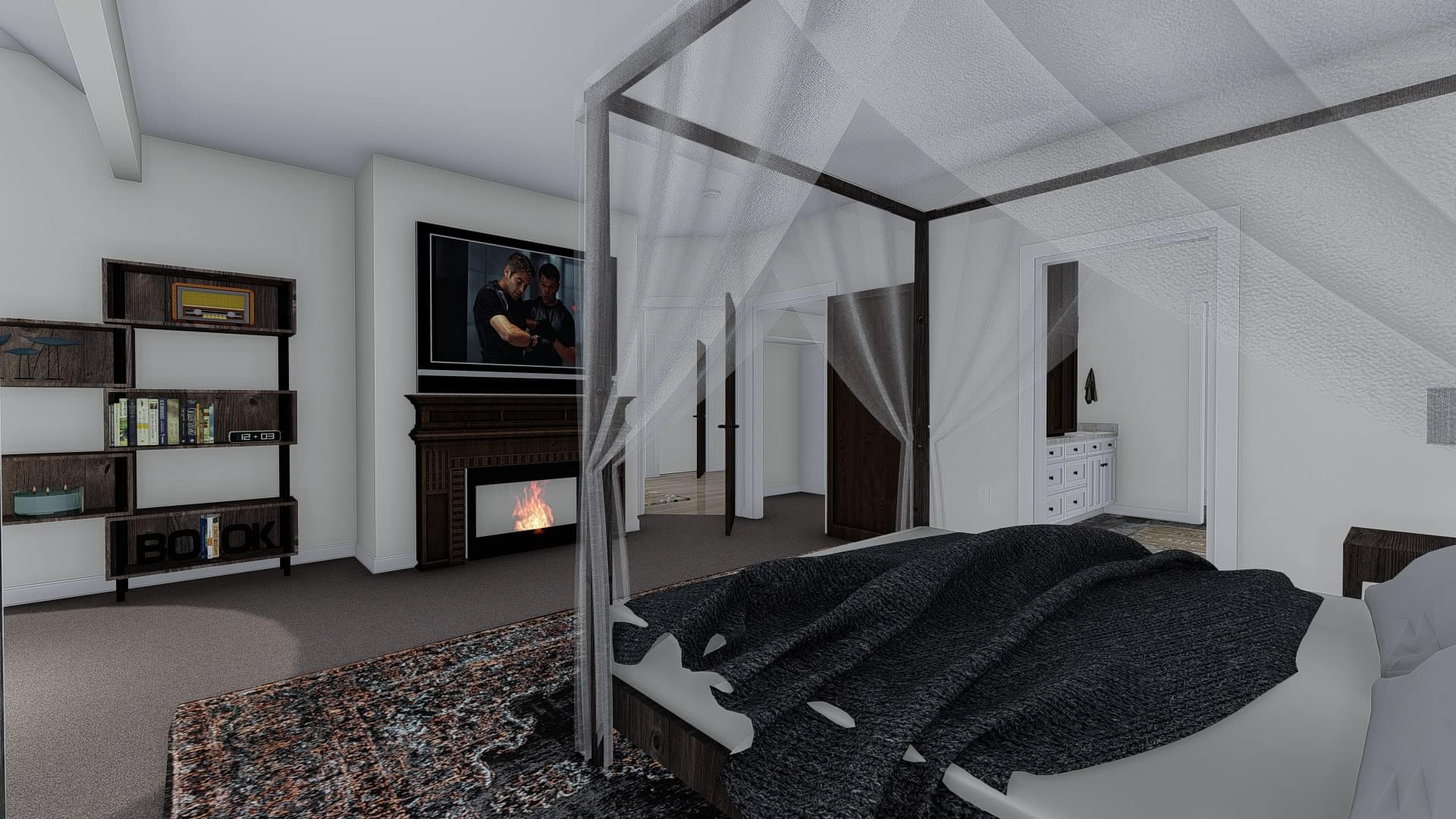 Master Bedroom of this 1-Bedroom, 2428 Sq Ft Plan - 187-1159
