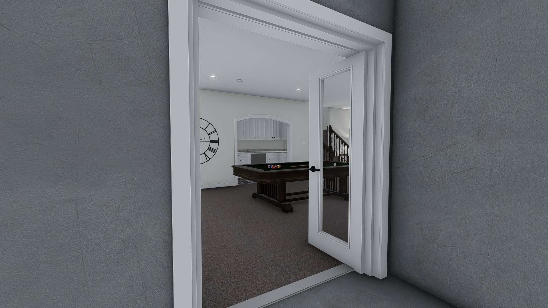 Family Room of this 1-Bedroom, 2428 Sq Ft Plan - 187-1159