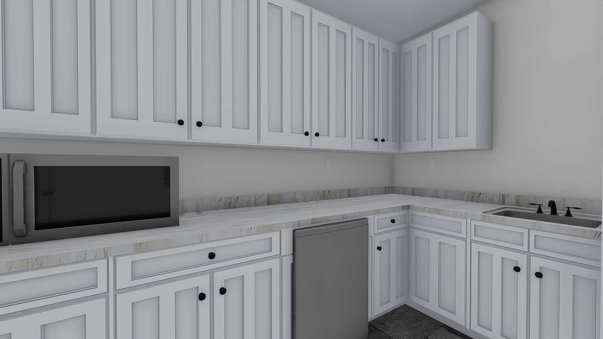 Kitchen of this 1-Bedroom, 2428 Sq Ft Plan - 187-1159