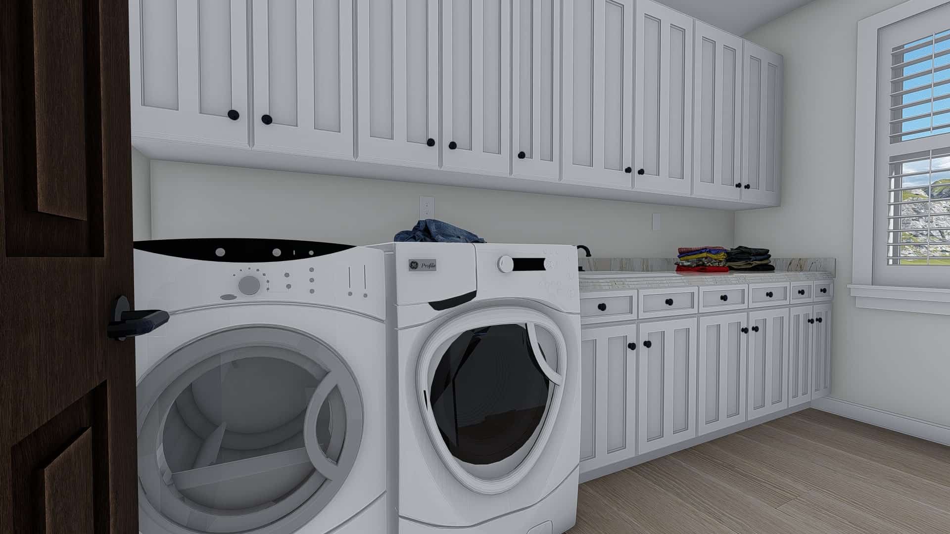 Laundry Room of this 1-Bedroom, 2428 Sq Ft Plan - 187-1159
