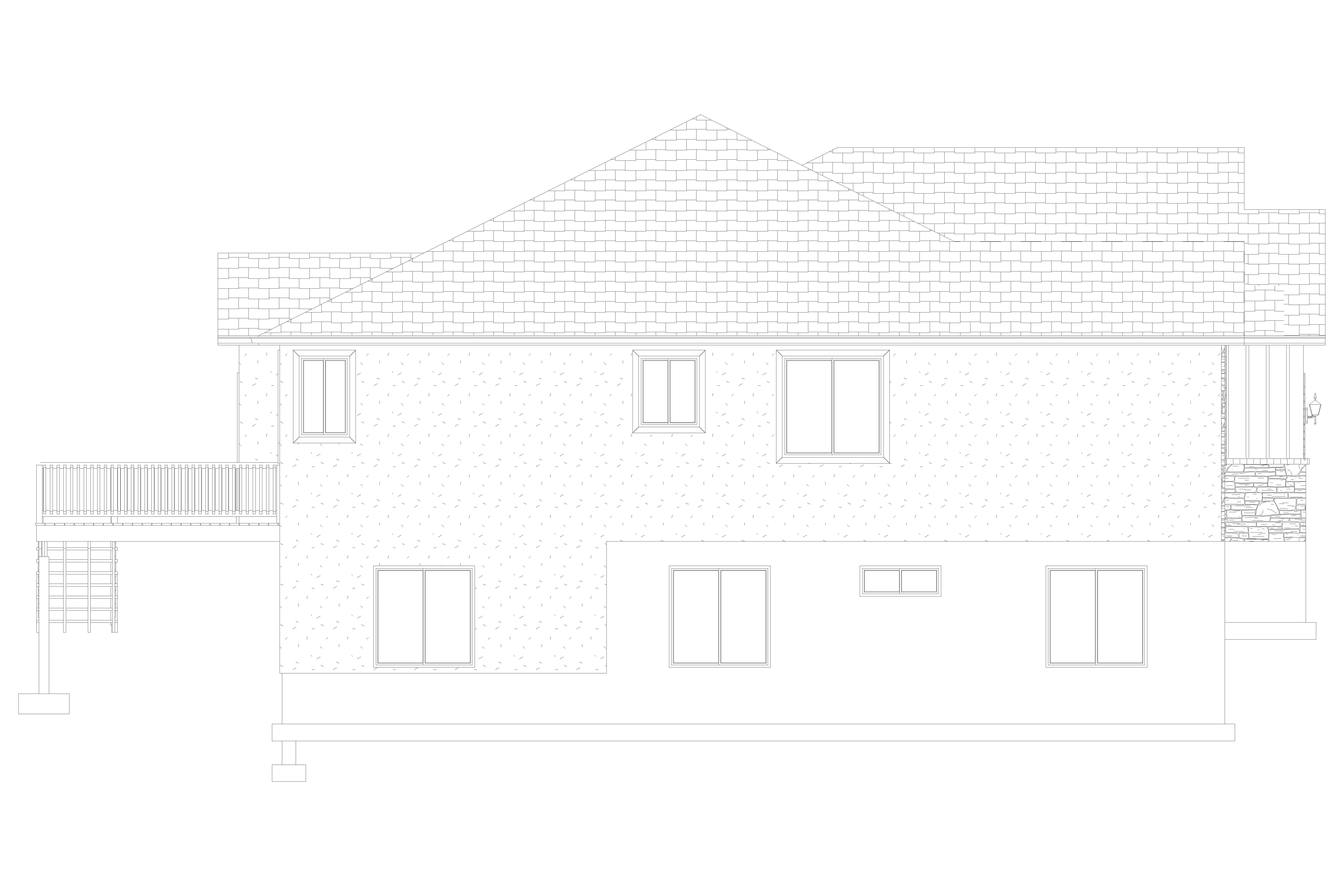 Home Plan Left Elevation of this 3-Bedroom,1972 Sq Ft Plan -187-1160