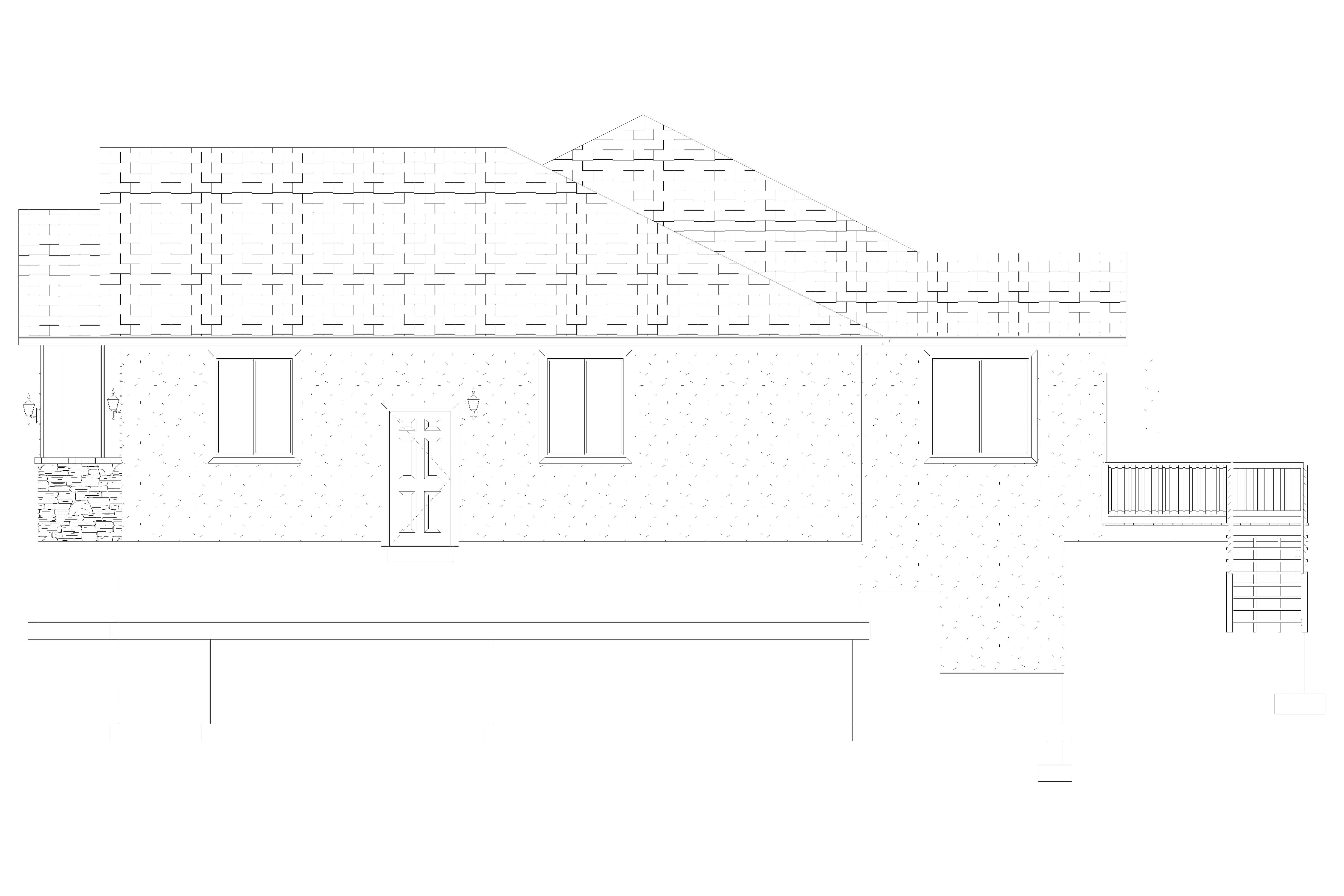 Home Plan Right Elevation of this 3-Bedroom,1972 Sq Ft Plan -187-1160