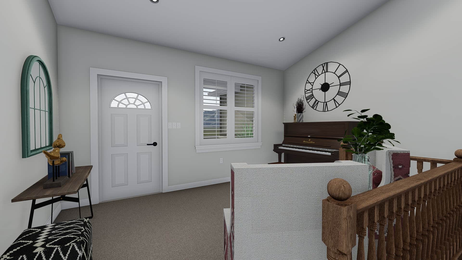 Living Room of this 3-Bedroom, 1972 Sq Ft Plan - 187-1160