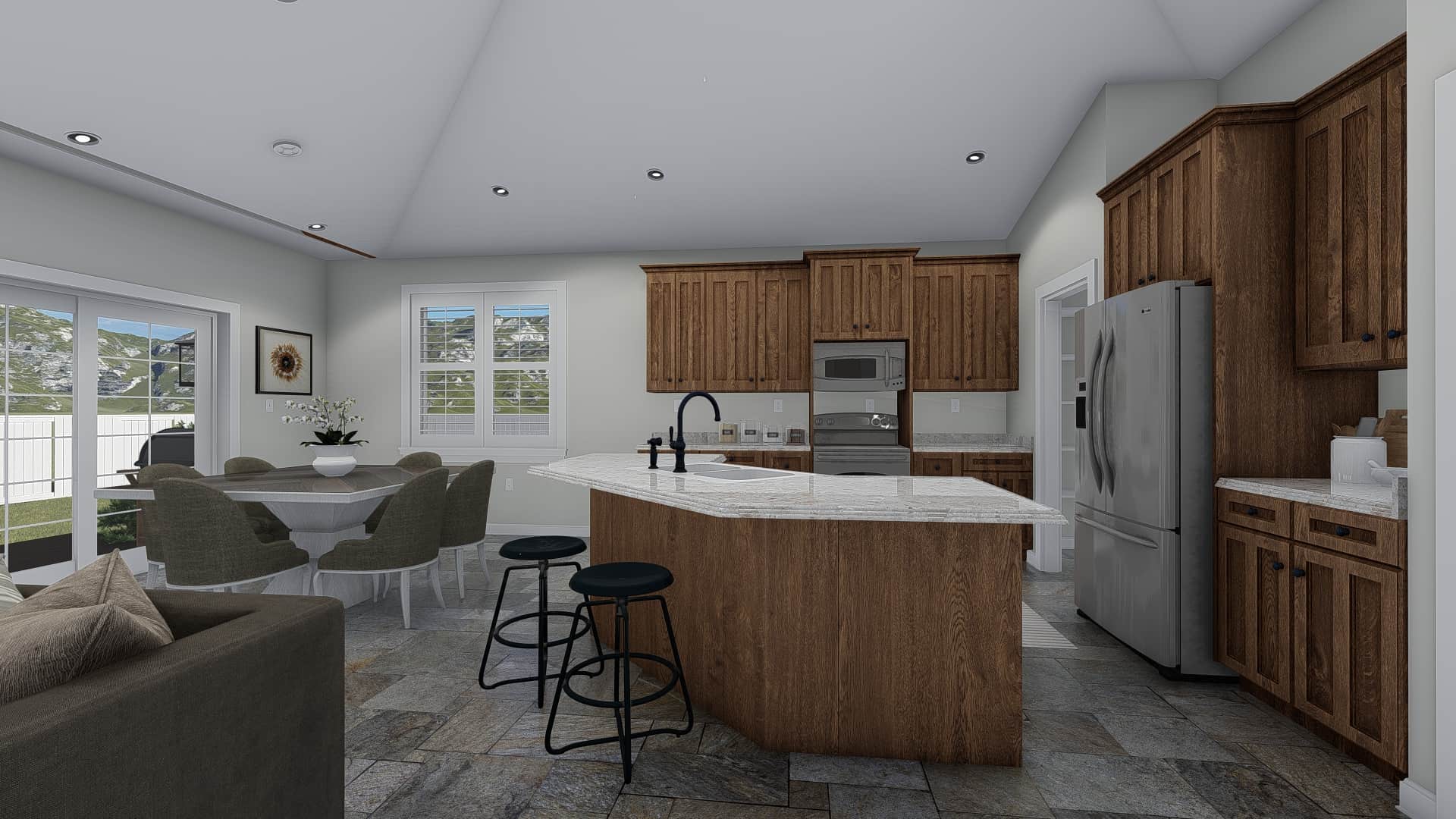 Kitchen of this 3-Bedroom,1972 Sq Ft Plan -1972