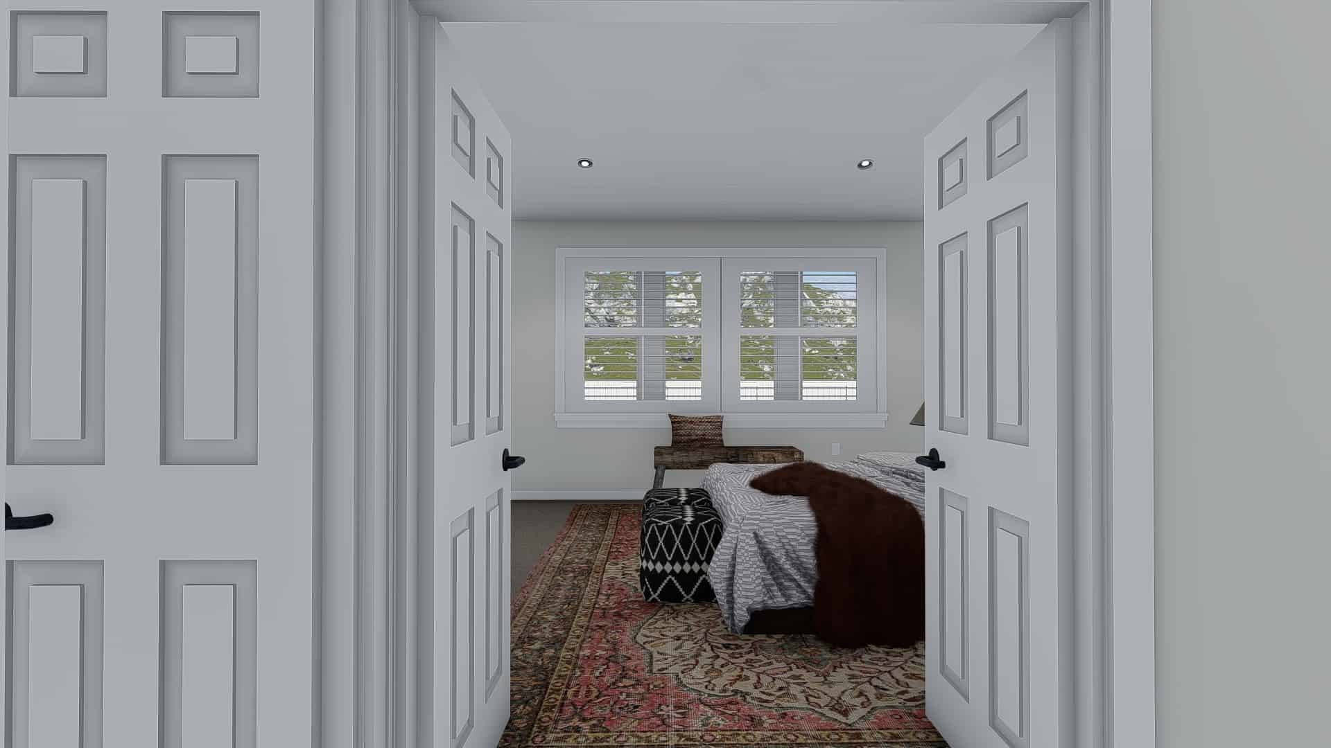 Master Bedroom of this 3-Bedroom, 1972 Sq Ft Plan - 187-1160