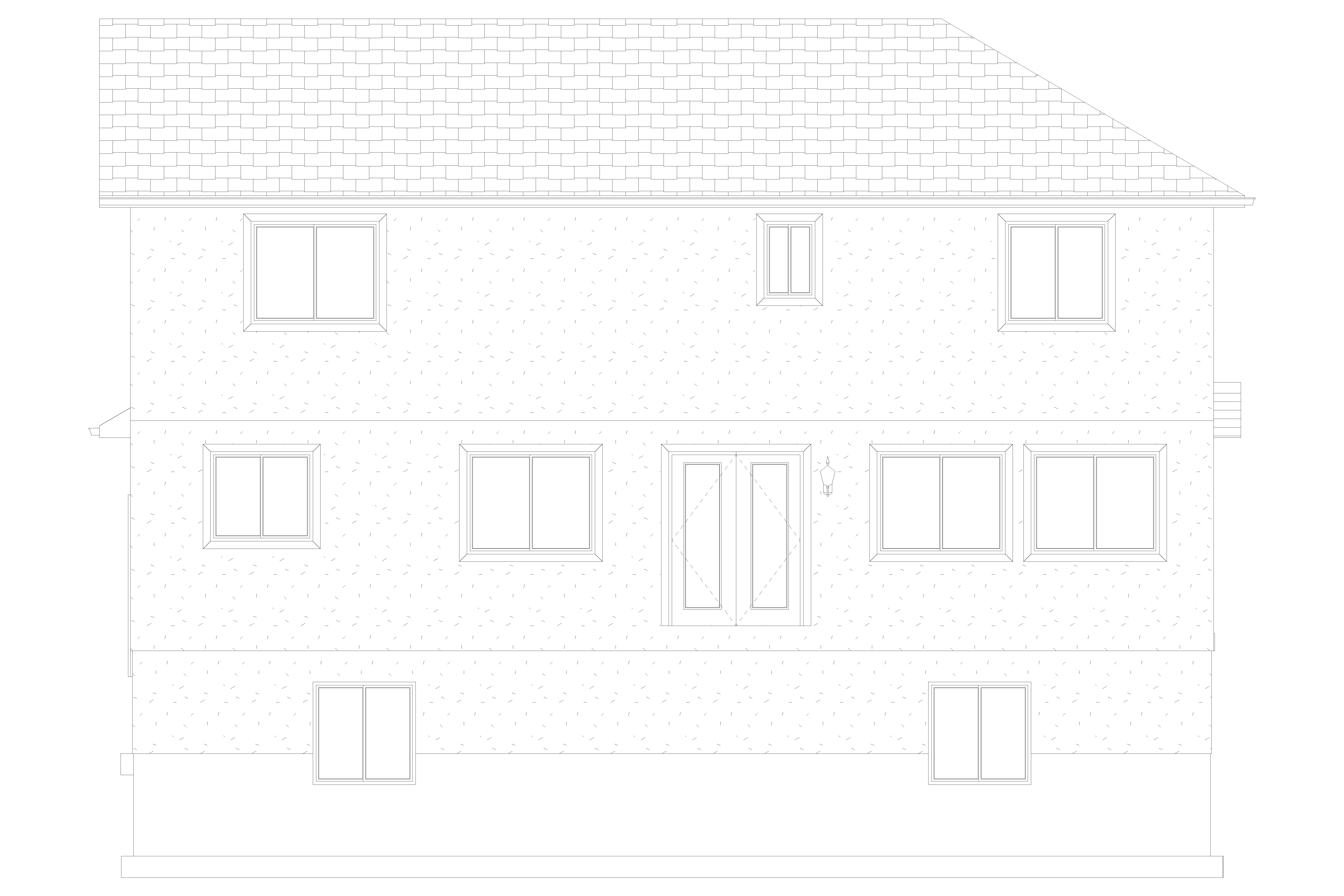 Home Plan Rear Elevation of this 3-Bedroom,1827 Sq Ft Plan -187-1161