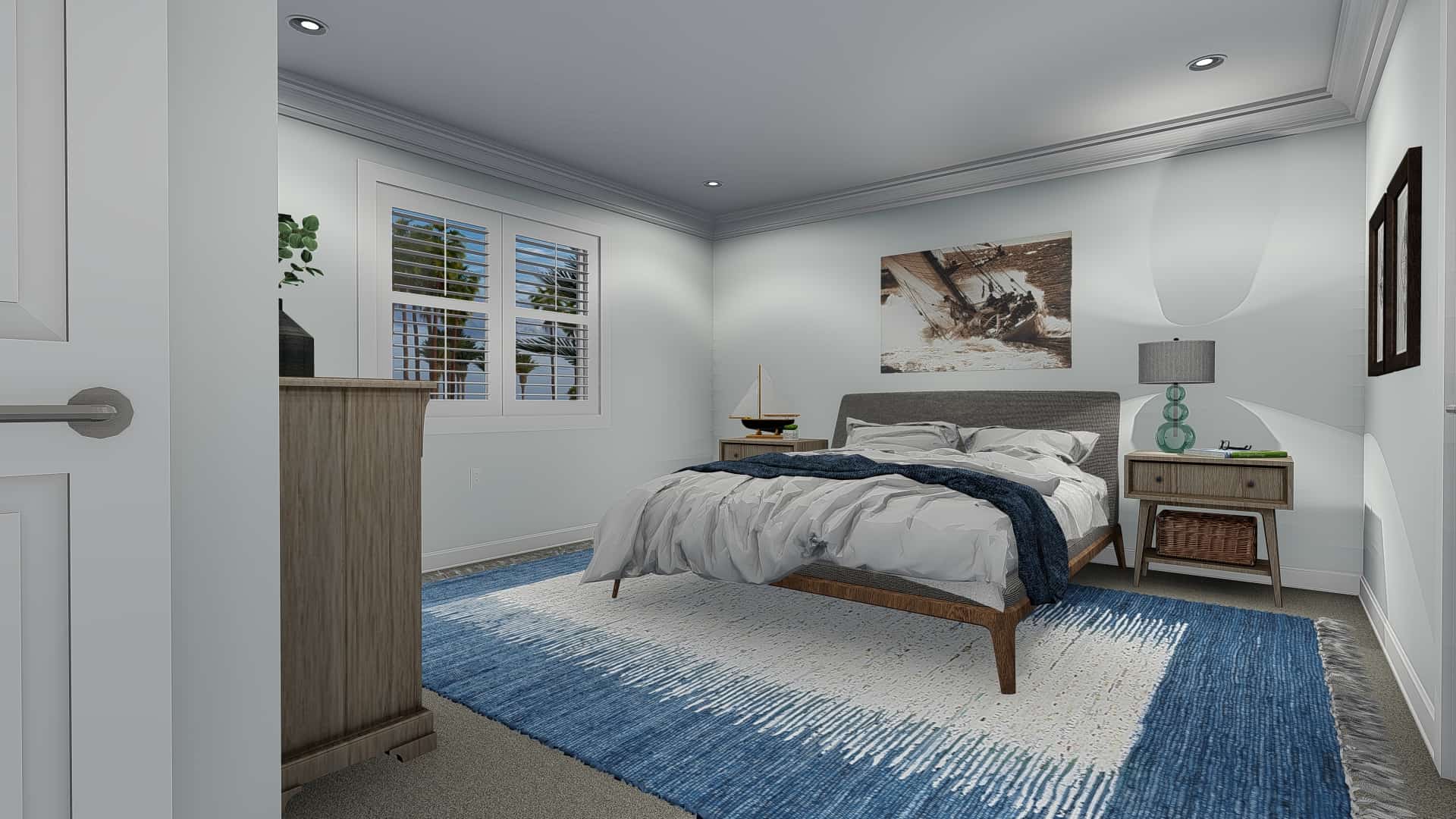 Master Bedroom of this 3-Bedroom, 1827 Sq Ft Plan - 187-1161
