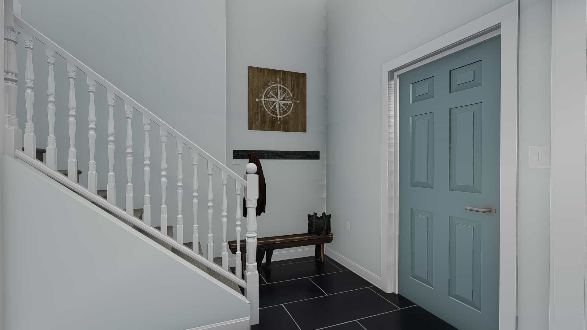 Entry Hall: Foyer of this 3-Bedroom, 1827 Sq Ft Plan - 187-1161