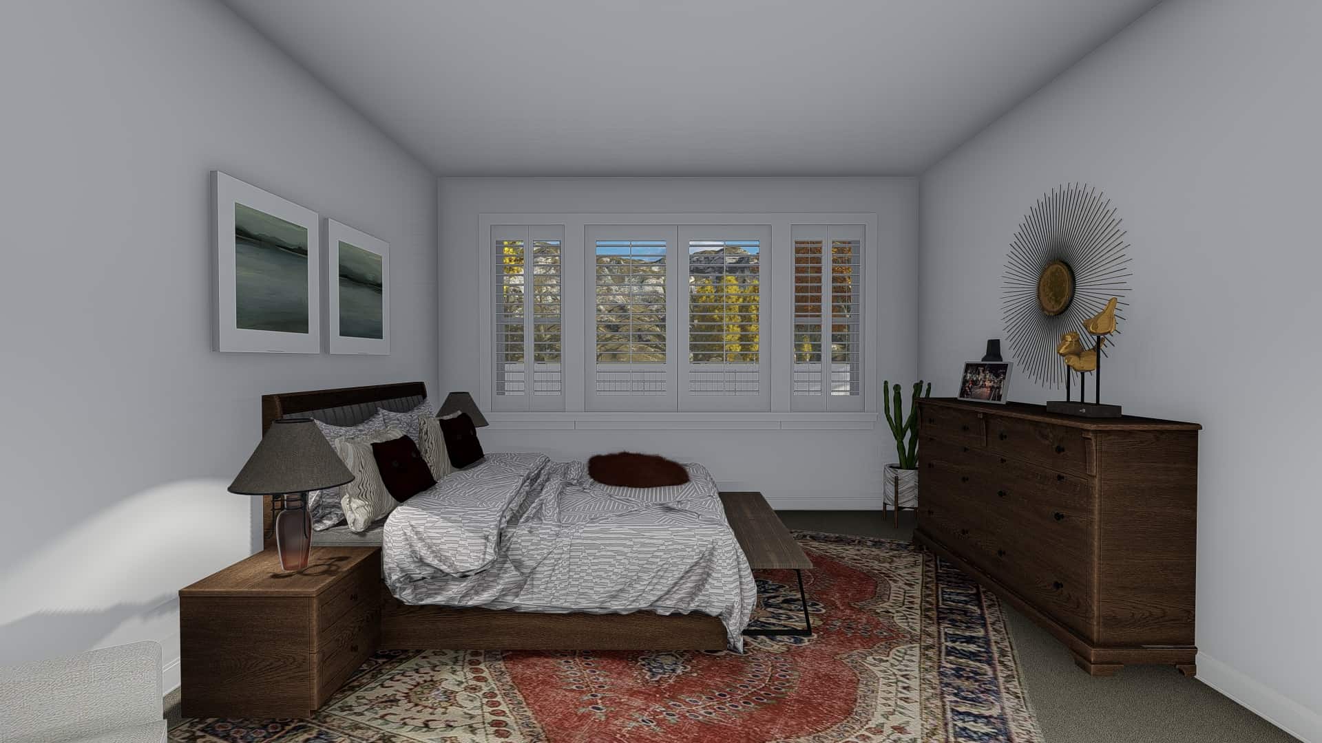 Master Bedroom of this 4-Bedroom, 2710 Sq Ft Plan - 187-1162