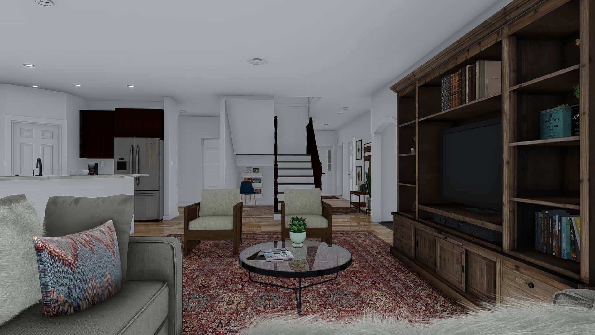 Family Room of this 4-Bedroom, 2710 Sq Ft Plan - 187-1162